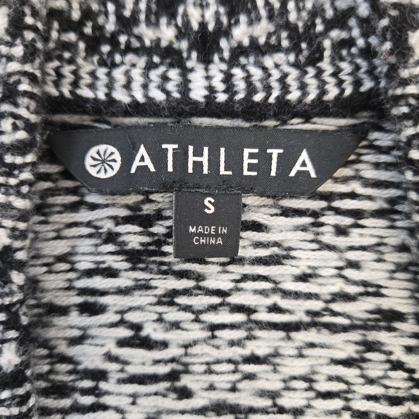 Athleta Wool & Cashmere Blend Open Longline Cardigan Sweater Size Small