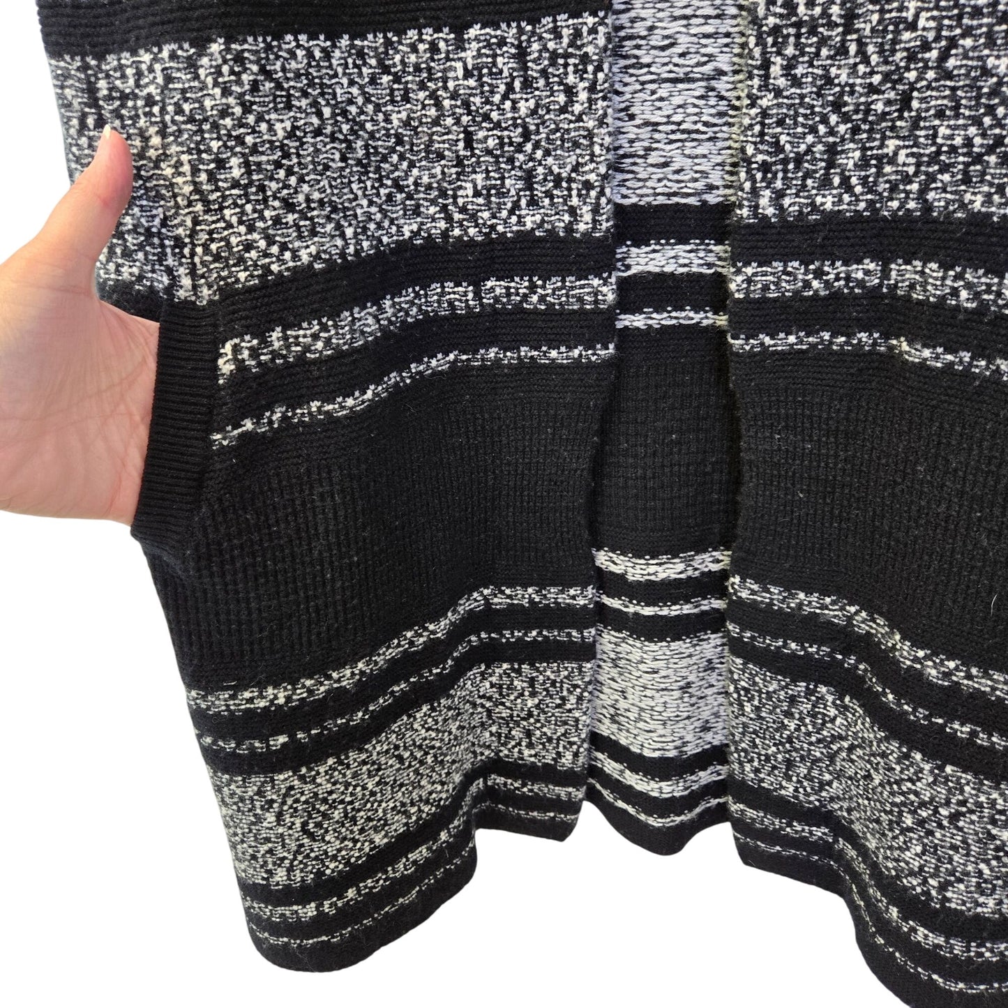 Athleta Wool & Cashmere Blend Open Longline Cardigan Sweater Size Small