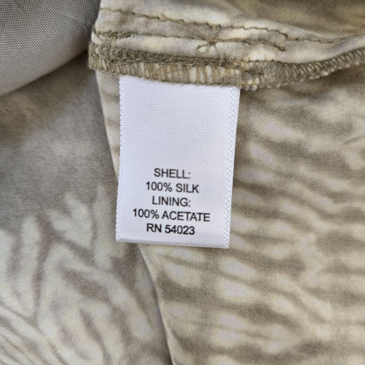 Banana Republic 100% Silk Layered Graphic Print Mini Skirt Size 2