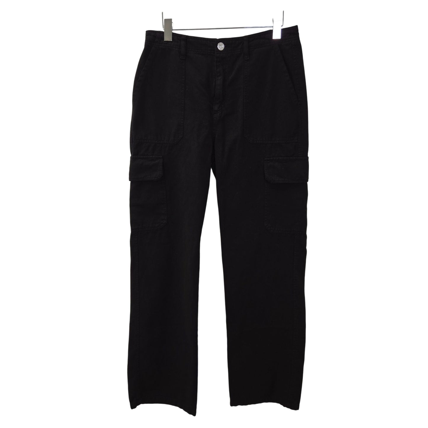 Zara High Rise Wide Leg Cargo Pants Jeans Size 8