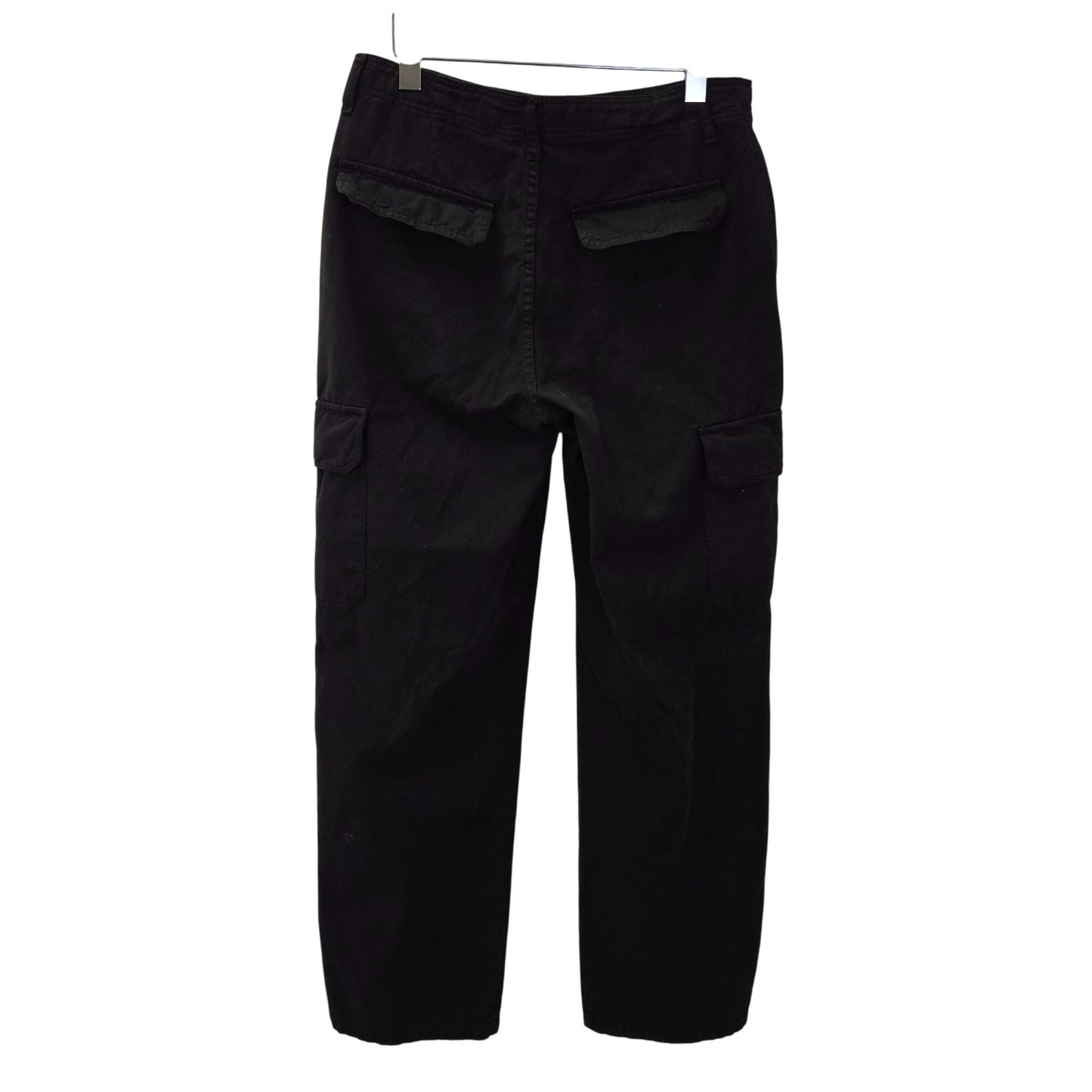 Zara High Rise Wide Leg Cargo Pants Jeans Size 8