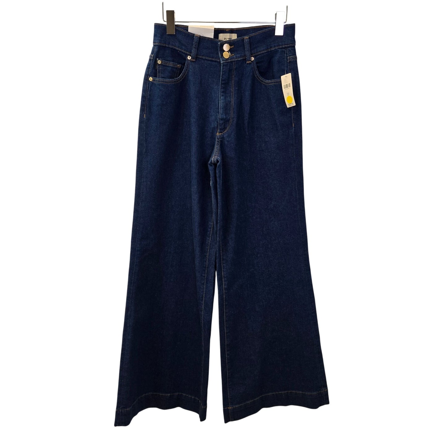 NWT DL1961 Hepburn Extra Wide Leg High Rise Jeans Size 27