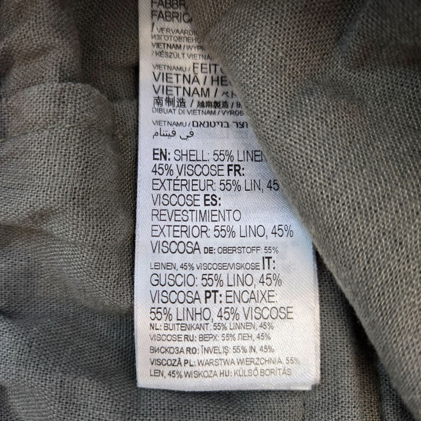 Roxy Linen & Viscose Blend Convertible Casual Pants Size Medium