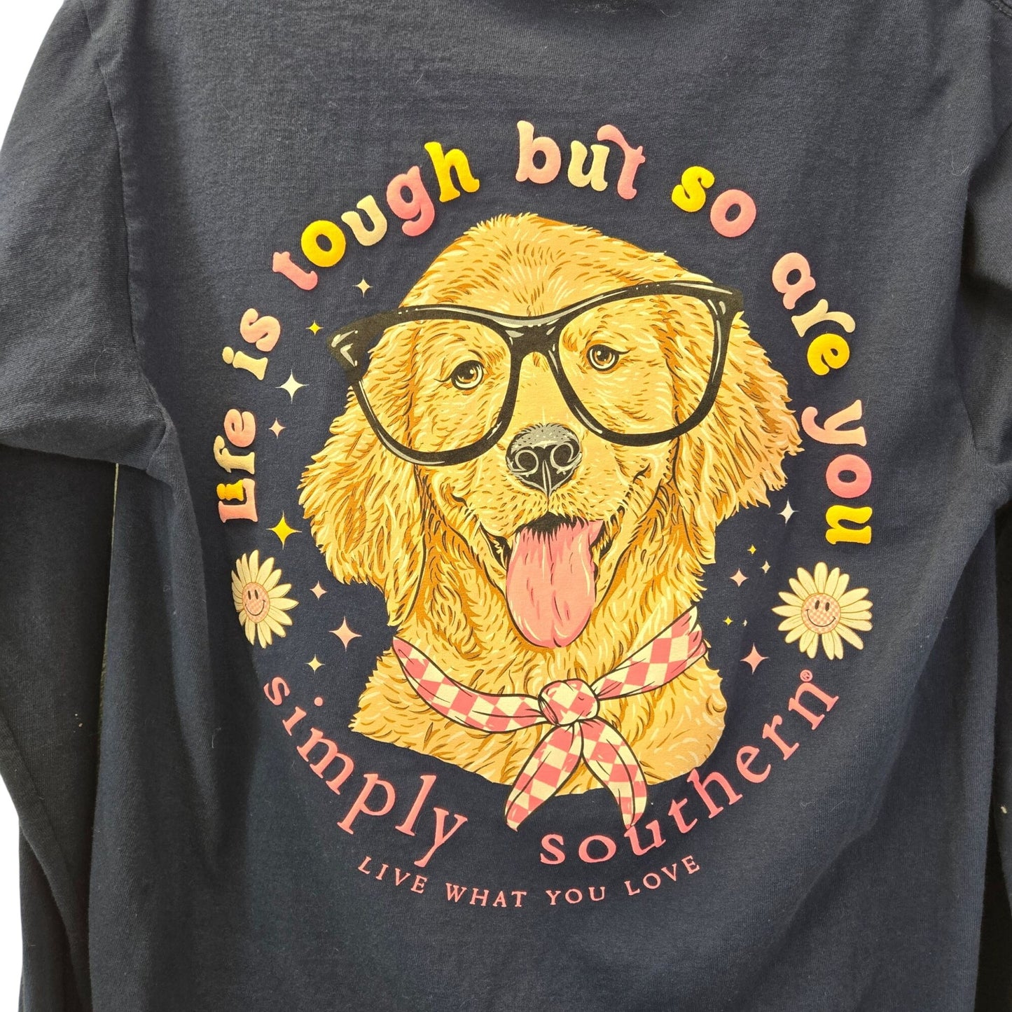 Simply Southern Life is Tough but So Are You Long Sleeve T-Shirt Size Medium