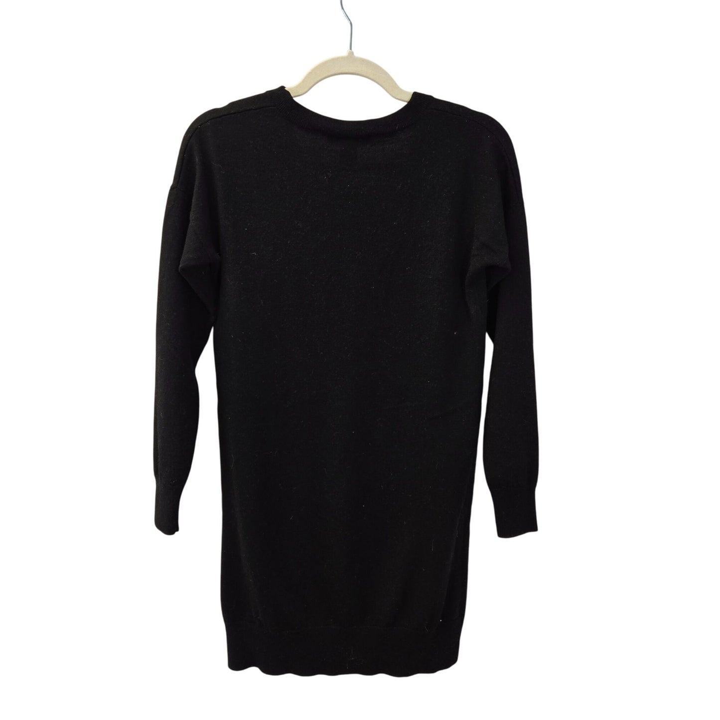 Banana Republic 100% Merino Wool V-Neck Sweater Mini Dress Size Small