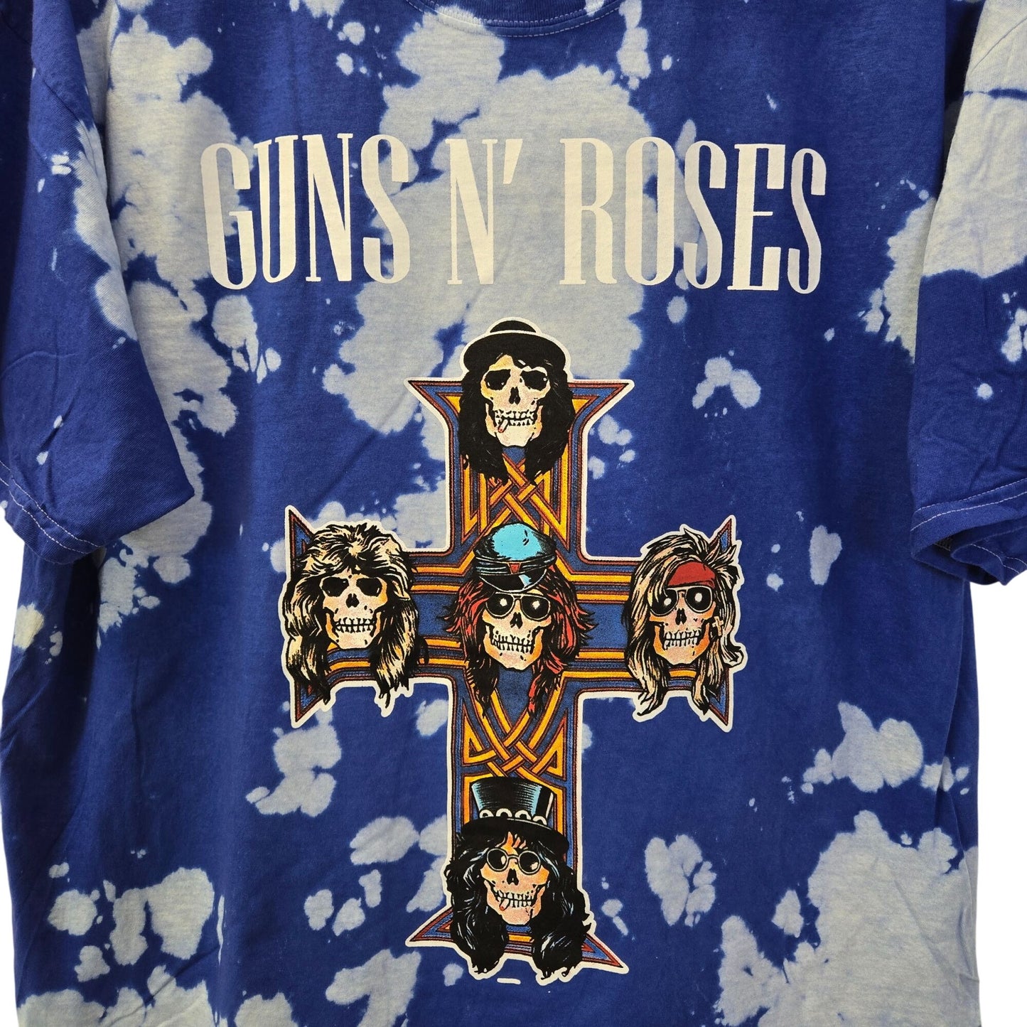 NWOT Guns N' Roses Tie Dye Graphic Licensed Band Concert Tee Size XL