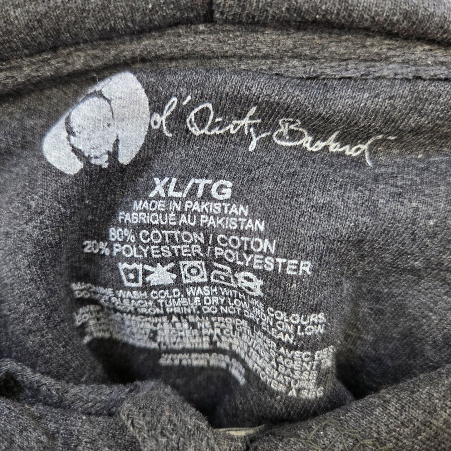 NWOT Ol' Dirty Bastard Brooklyn Zoo Raw Hoodie Size XL