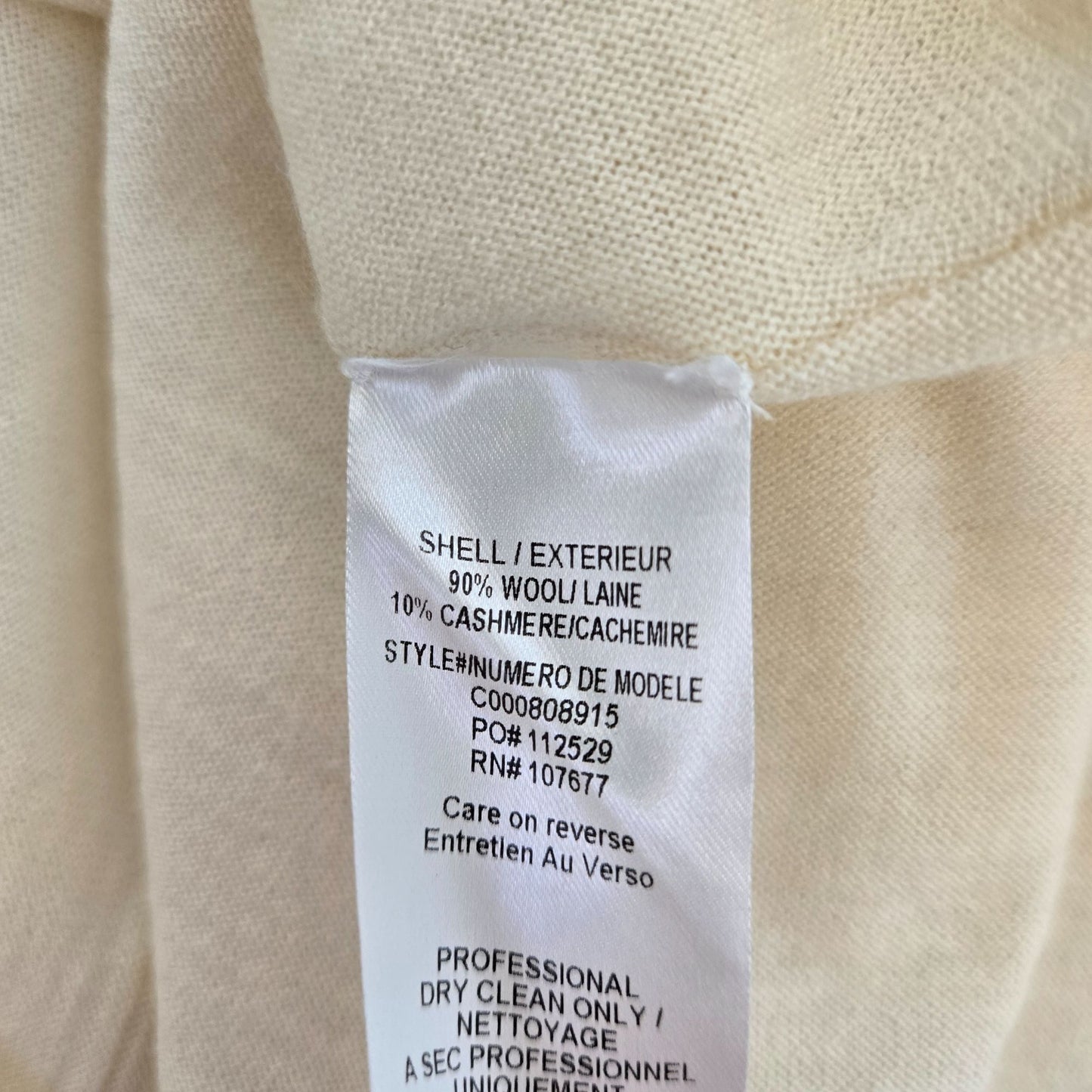 Alice + Olivia Sharry Wool & Cashmere Blend Cowlneck Sleeveless Sweater Size XS (est)