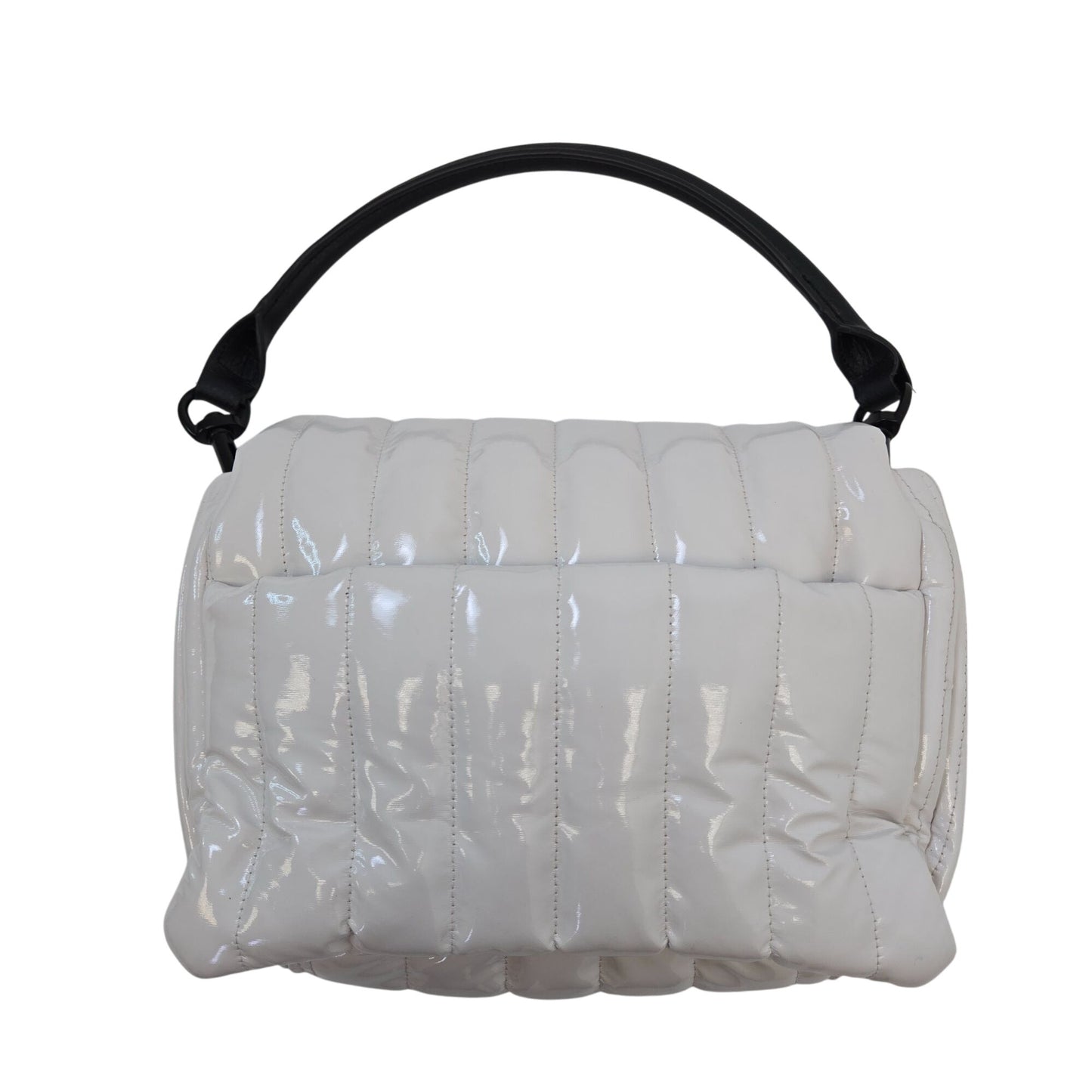 Think Royln White Puffer Bar Handbag