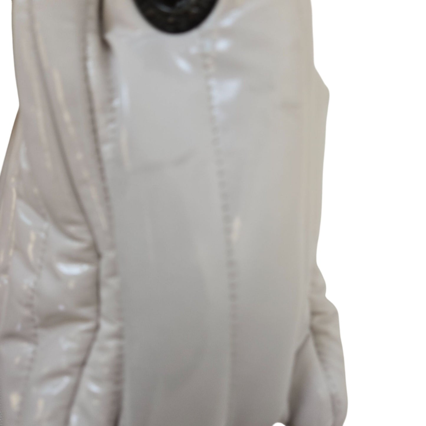 Think Royln White Puffer Bar Handbag