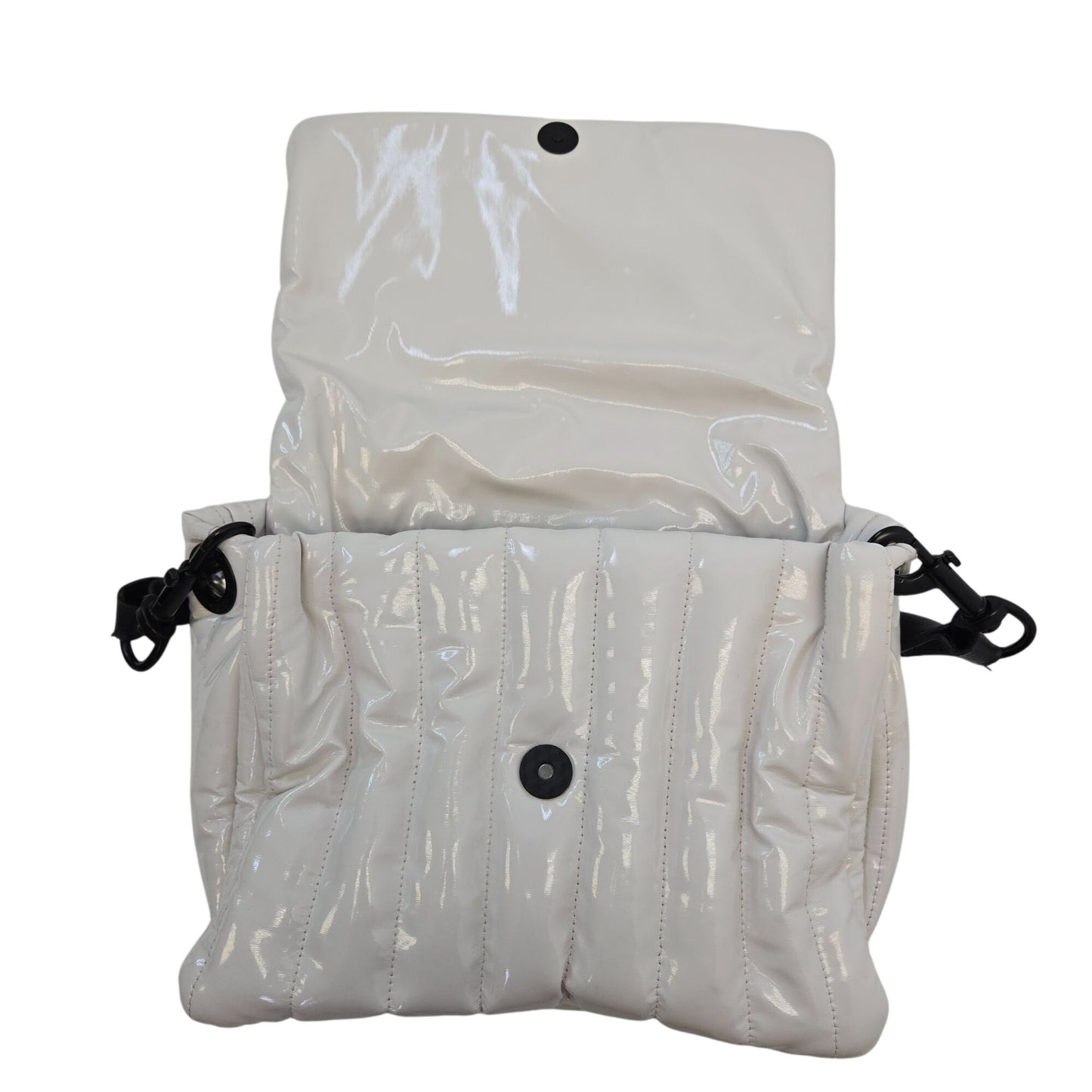 Think Royln White Puffer Bar Handbag