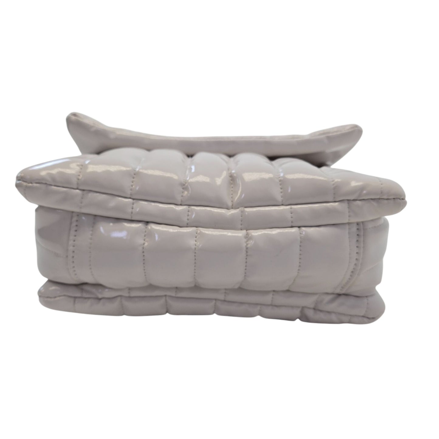 Think Royln White Puffer Bar Handbag