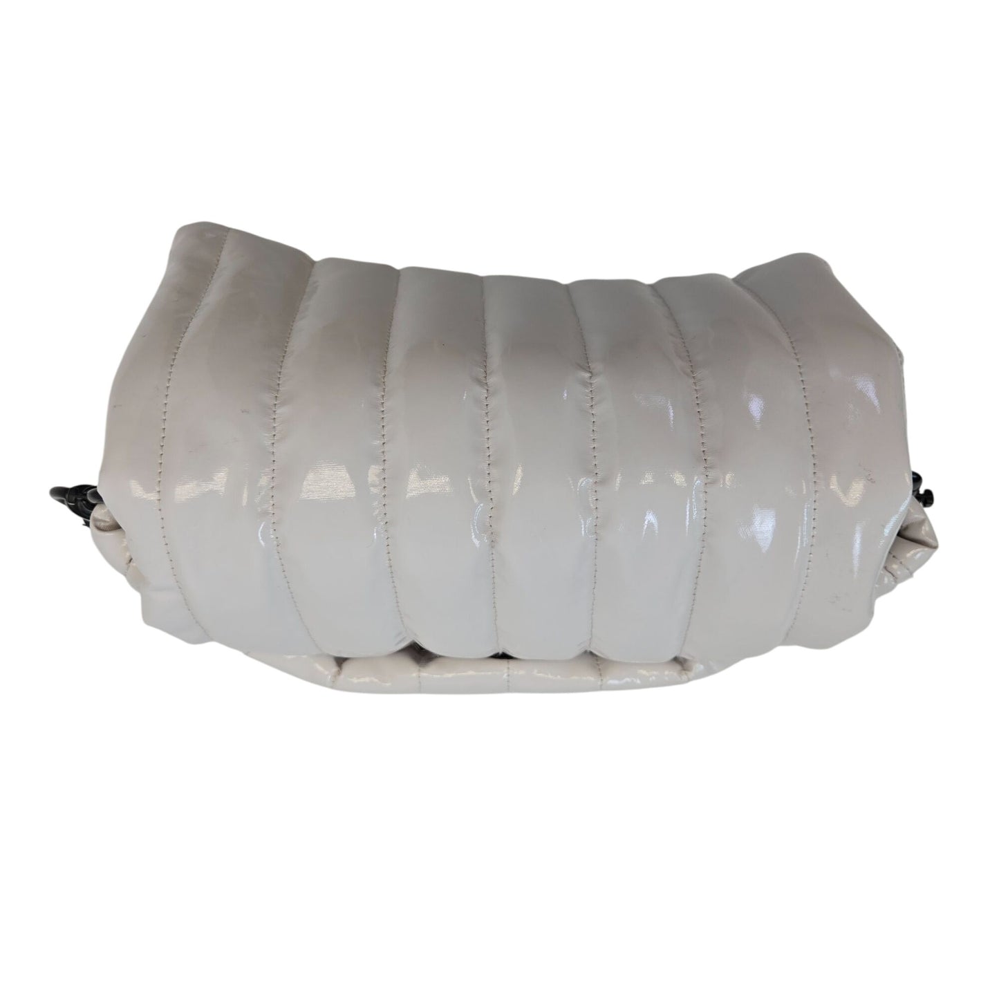Think Royln White Puffer Bar Handbag