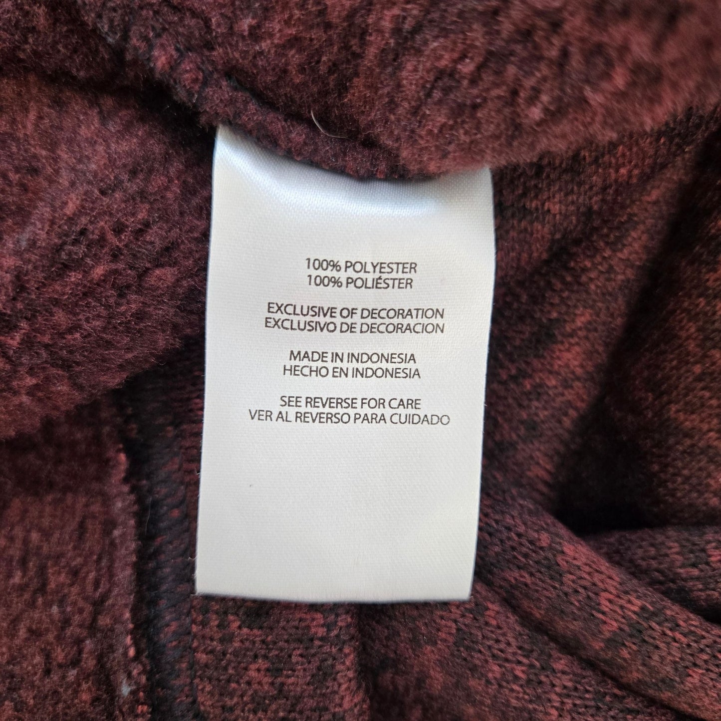 Eddie Bauer Quarter Zip Fleece Lined Pullover Jacket Size XXL