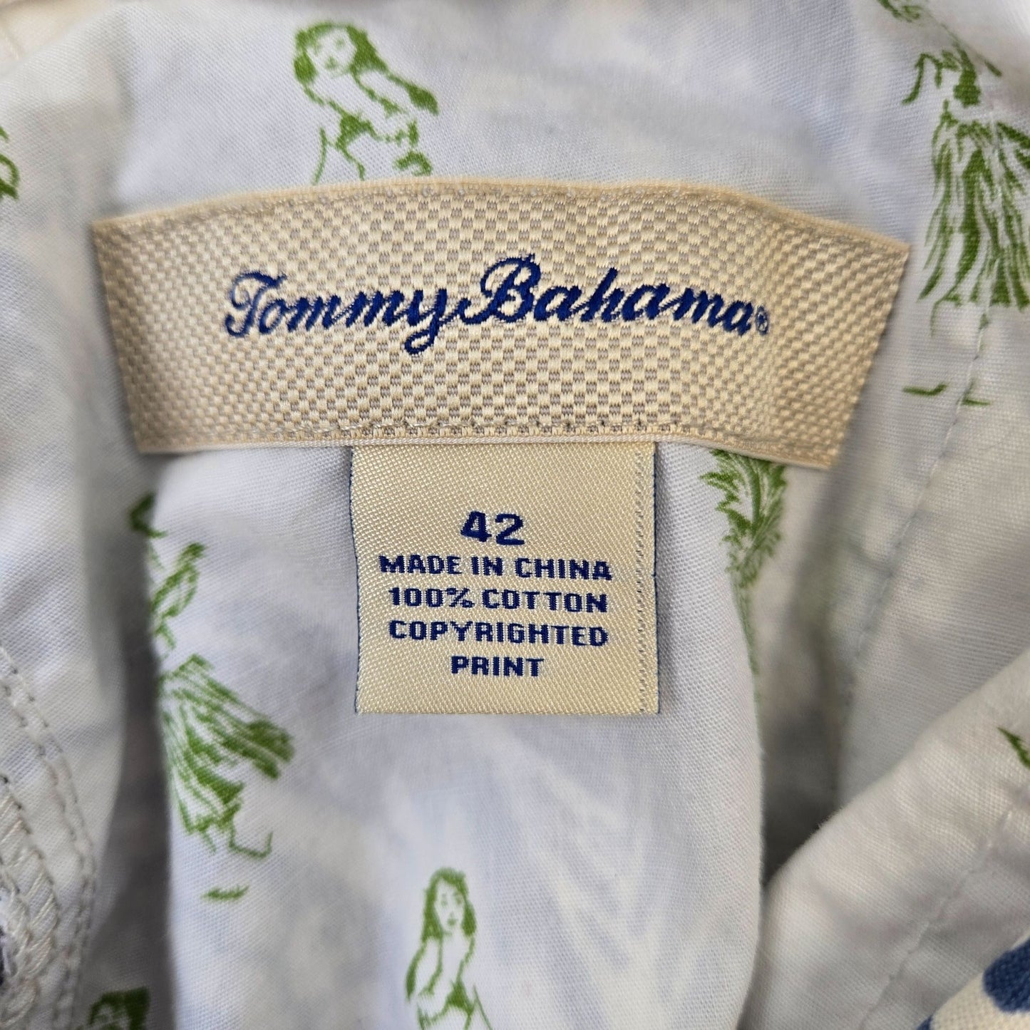 Tommy Bahama Floral Print Cotton Shorts Size 42