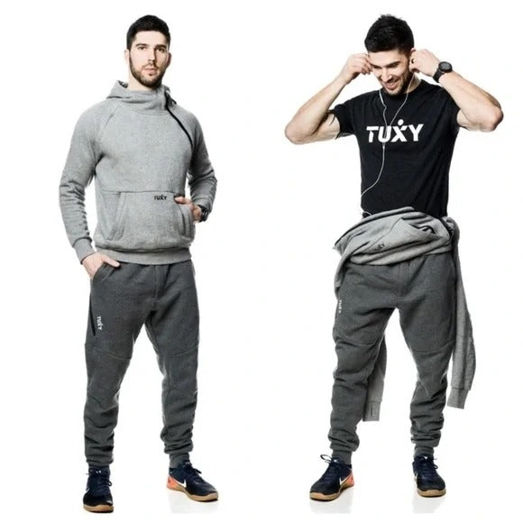Tuxy One Piece Sweatshirt Style Loungewear Jumpsuit Size Men's Large