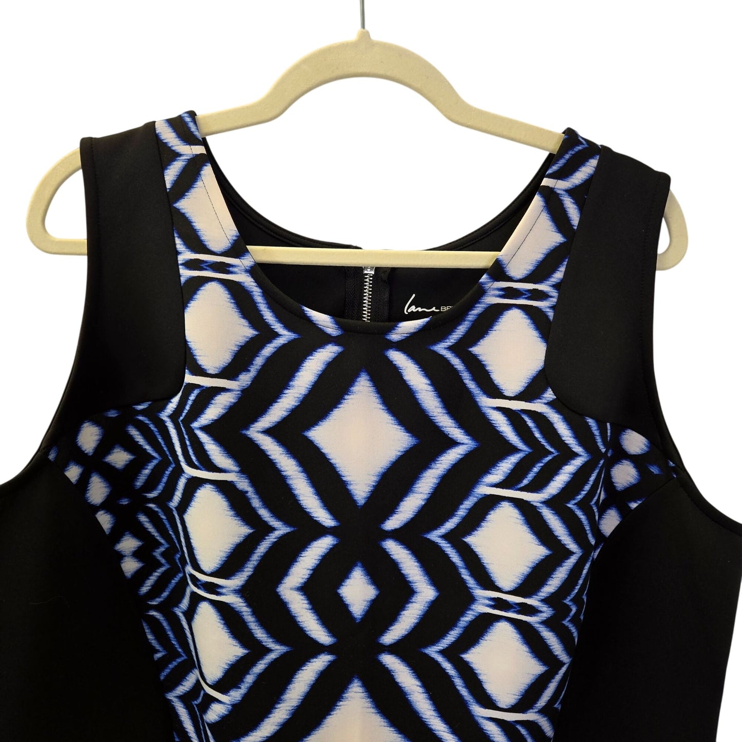 Lane Bryant Neoprene Ikat Print Sleeveless Top Size 18/20