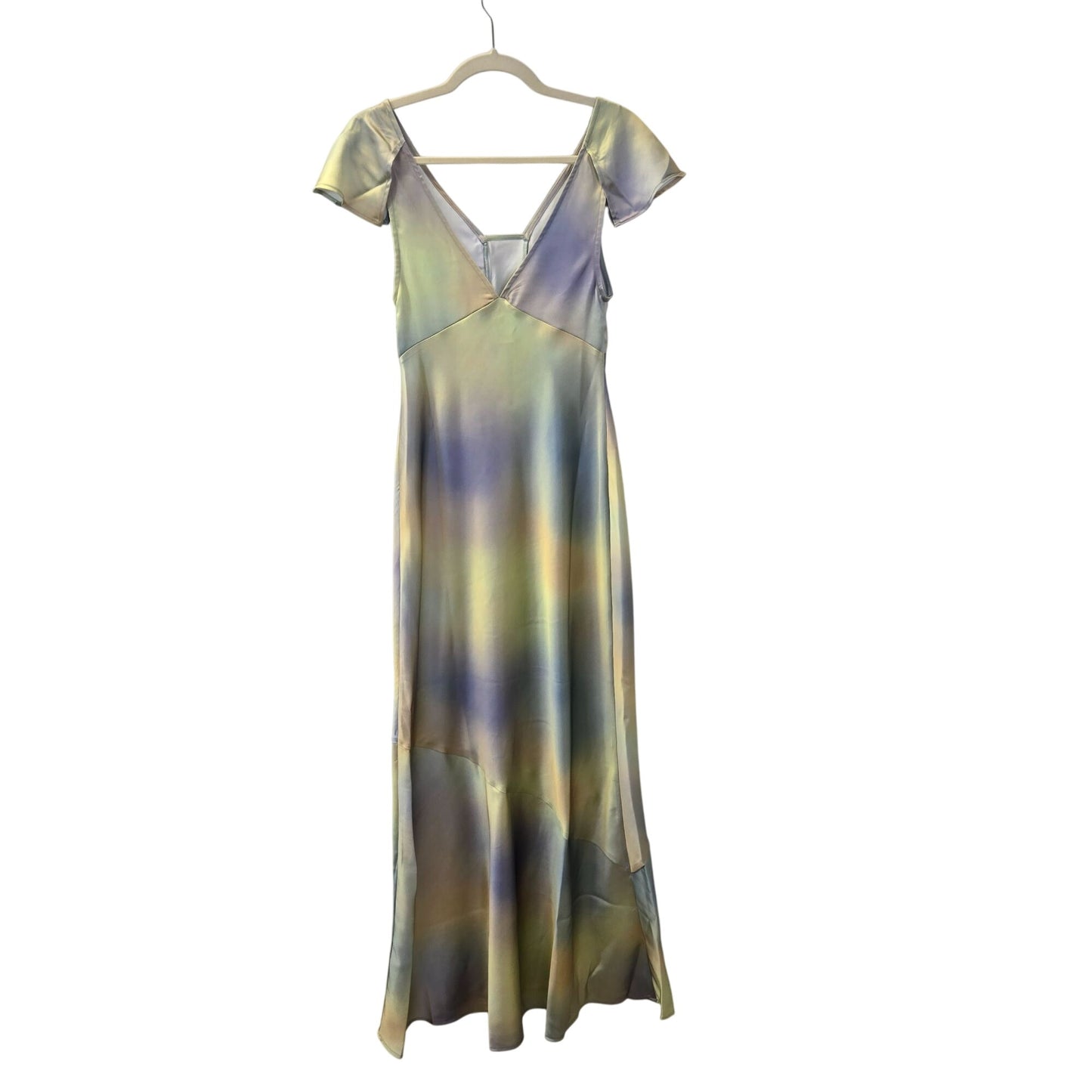 NWT WeWoreWhat Lace Midi Silky Charmeuse Maxi Slip Dress Size 0