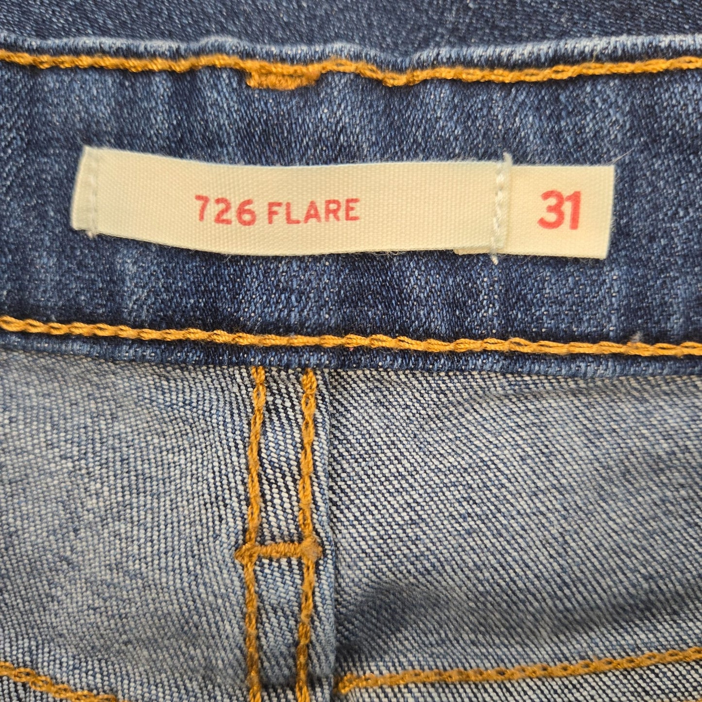 Levi's High Rise 726 Flare Jeans Size 31