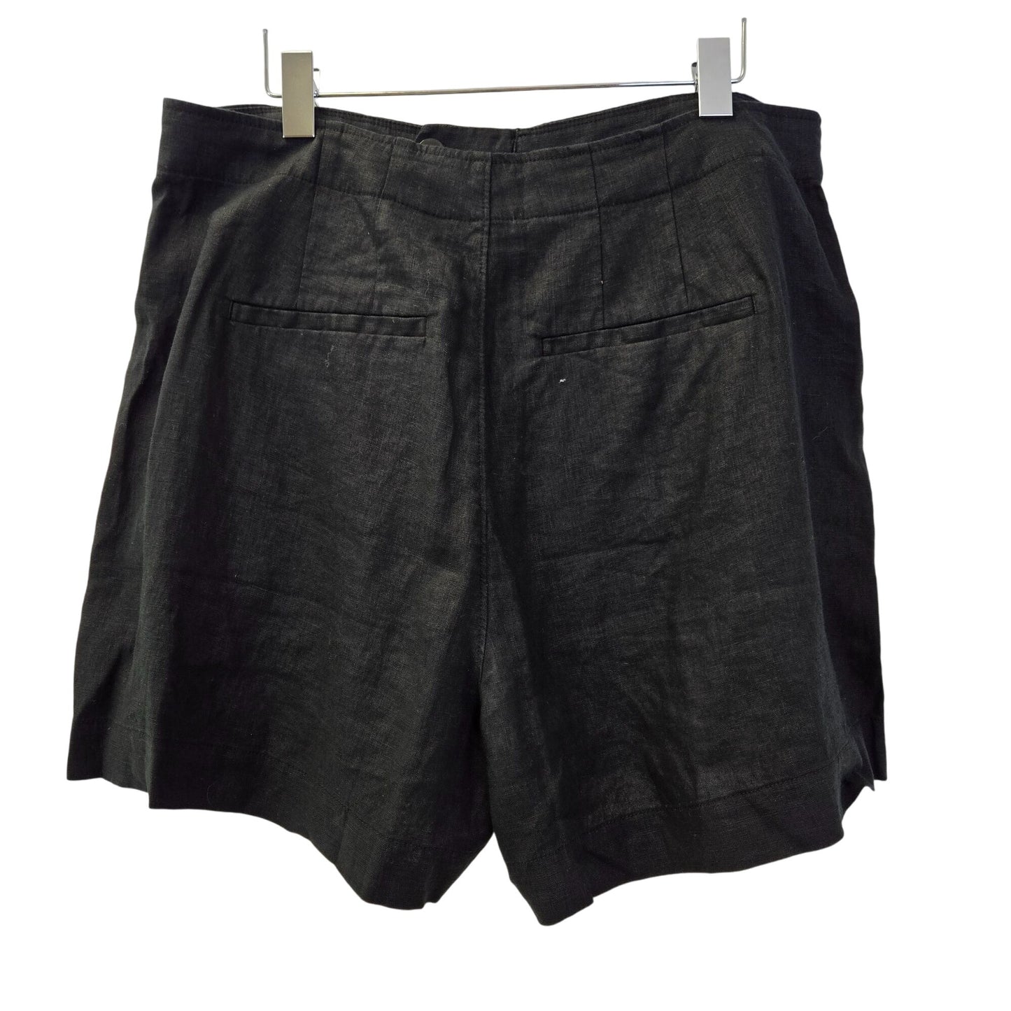 NWT Madewell Clean Tab 100% Linen High Waist Shorts Size 14