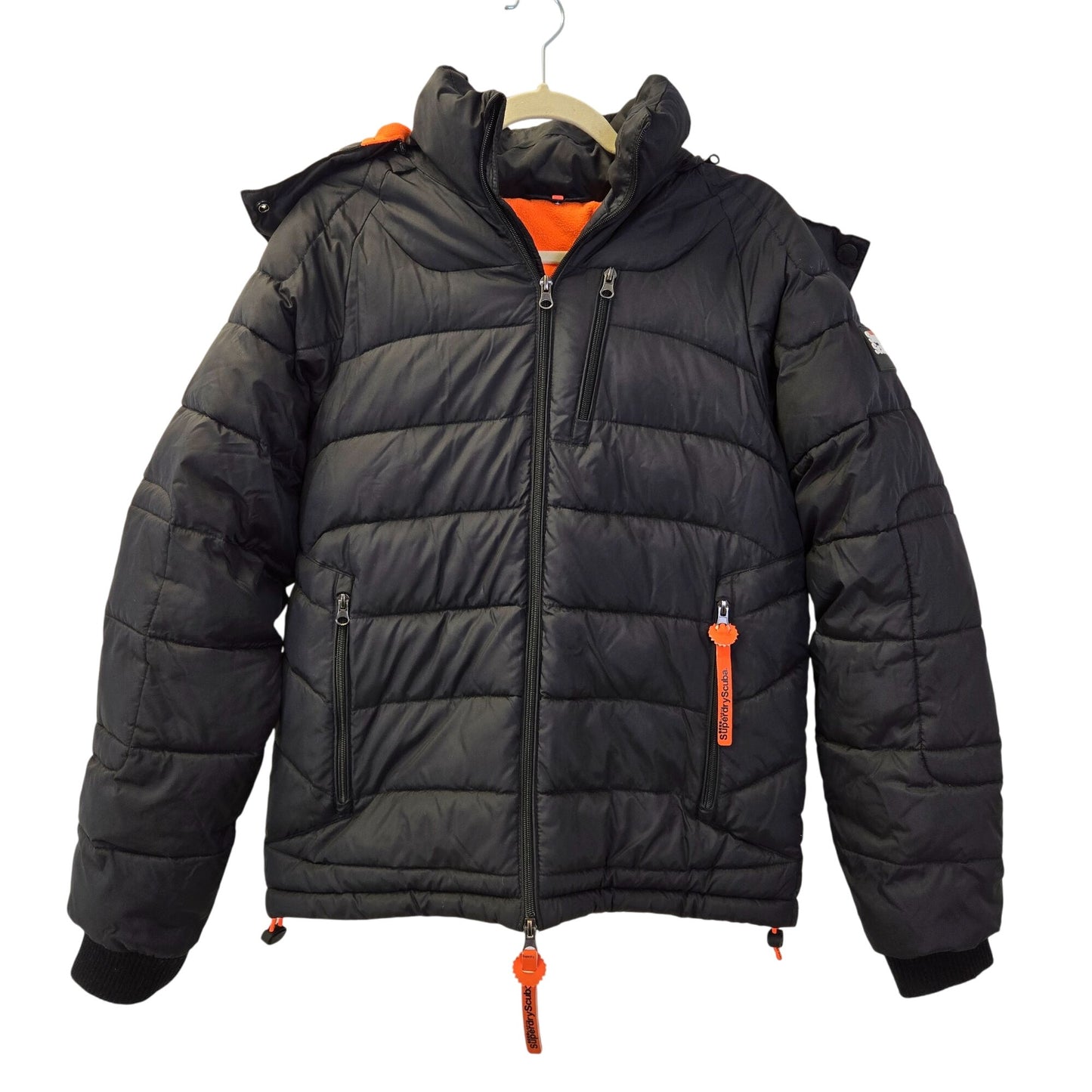 Superdry Men's Winter Wet Scuba Puffer Jacket Size Medium