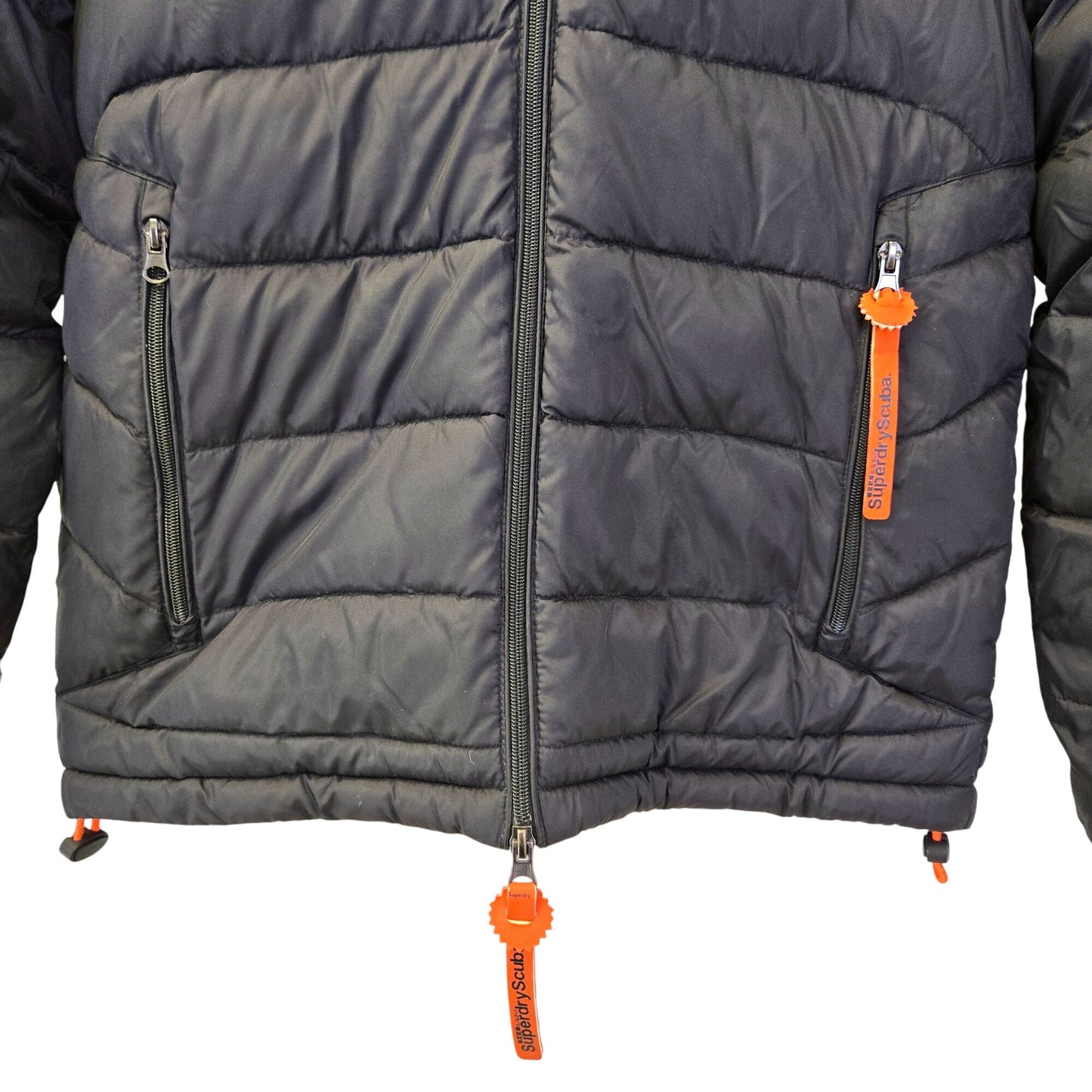 Superdry Men's Winter Wet Scuba Puffer Jacket Size Medium