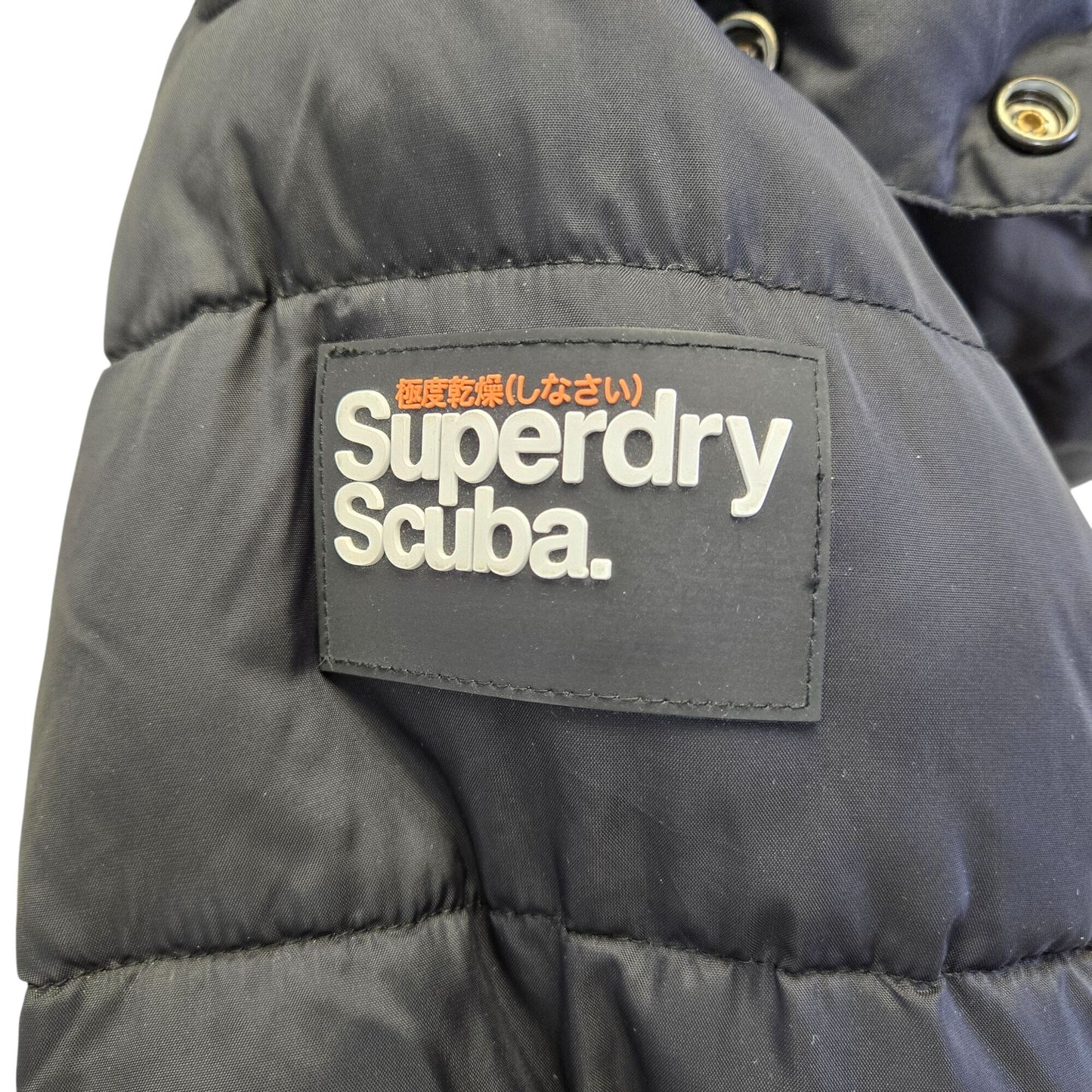 Superdry Men's Winter Wet Scuba Puffer Jacket Size Medium