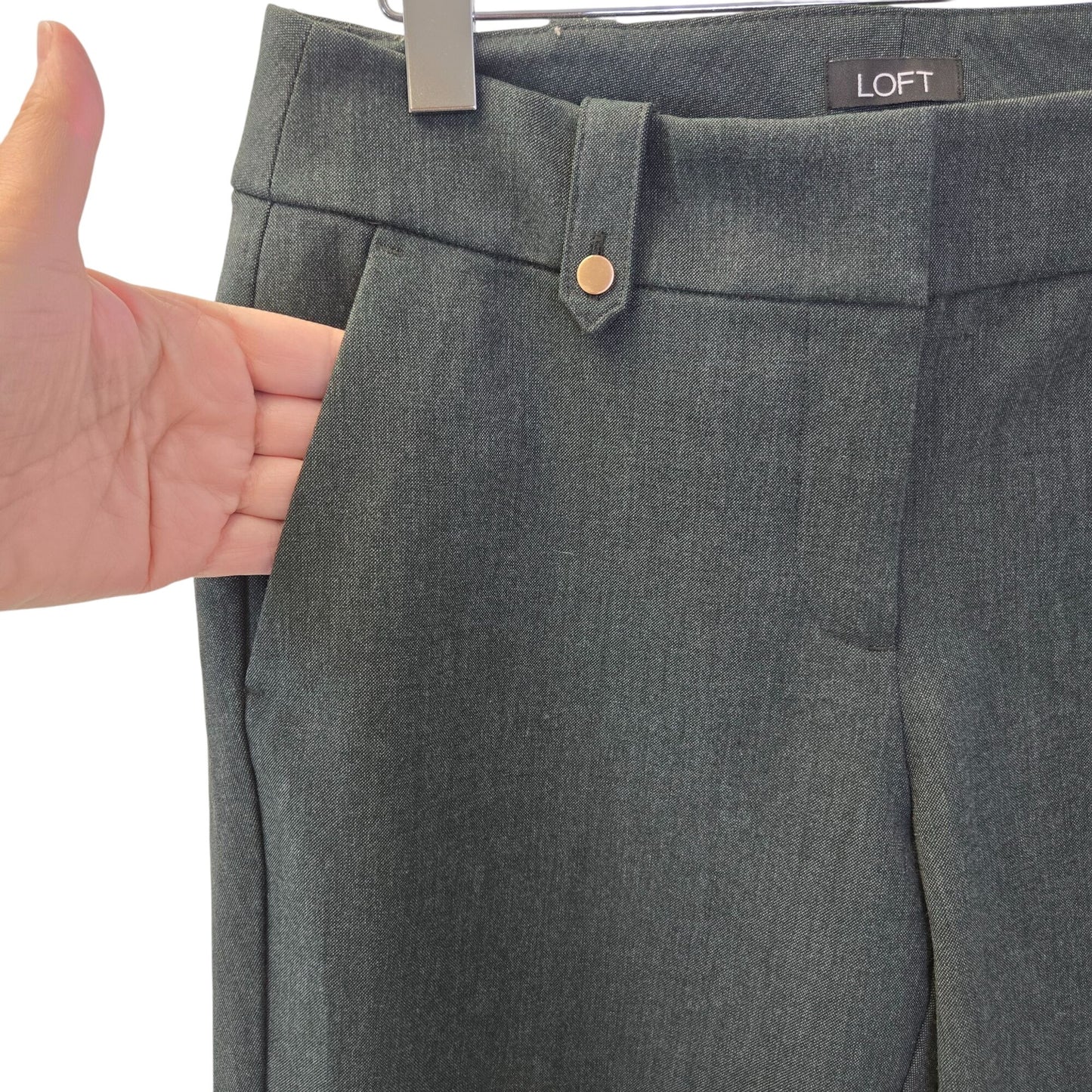 Loft Curvy Slim Trouser Ankle Pants Size 4