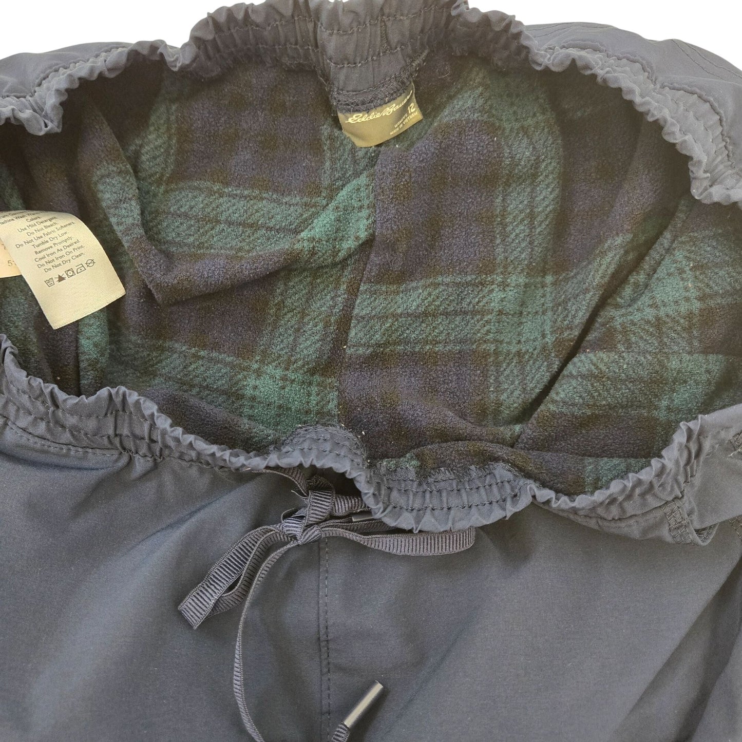 Eddie Bauer Flannel Lined Activewear Jogger Pants Size 12