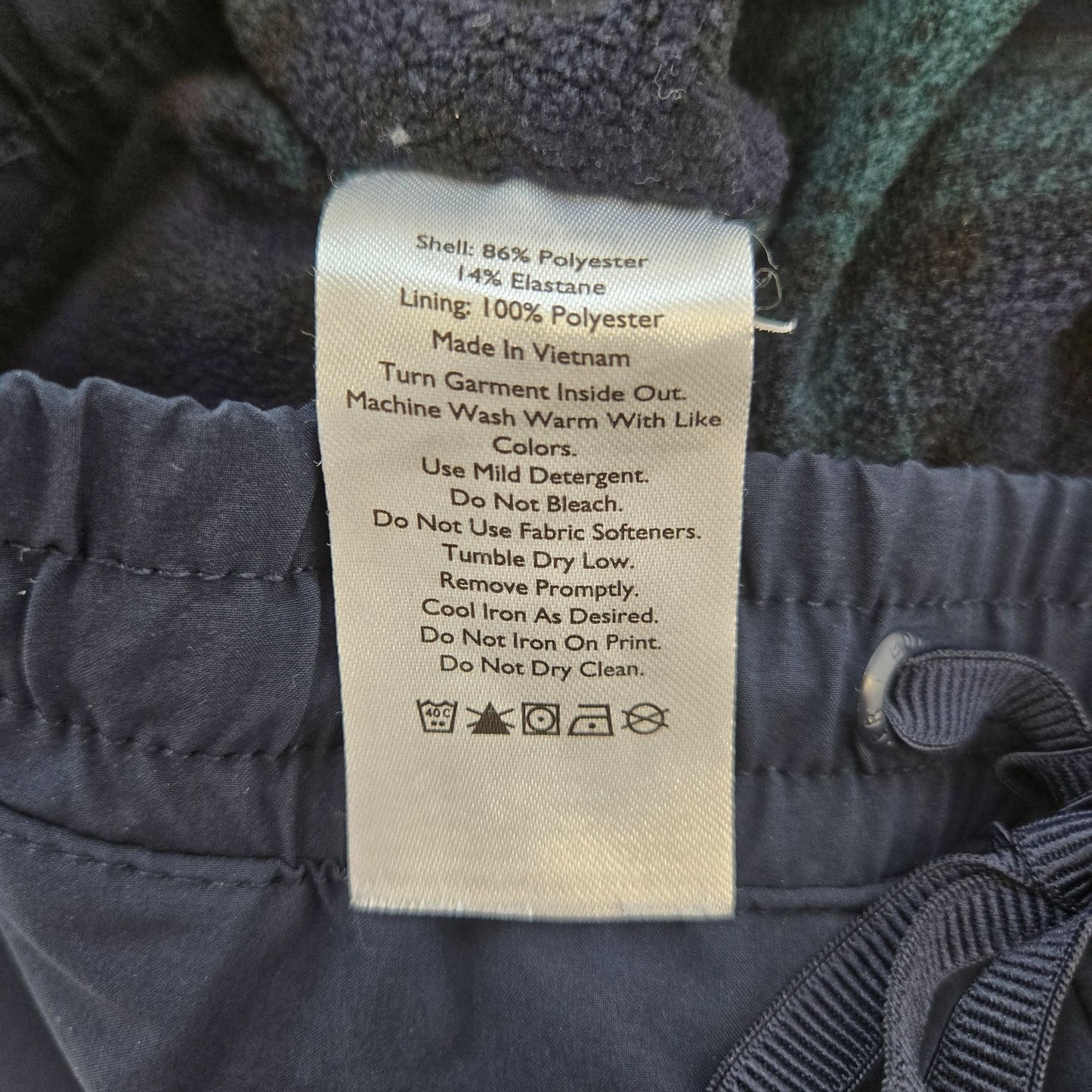 Eddie Bauer Flannel Lined Activewear Jogger Pants Size 12