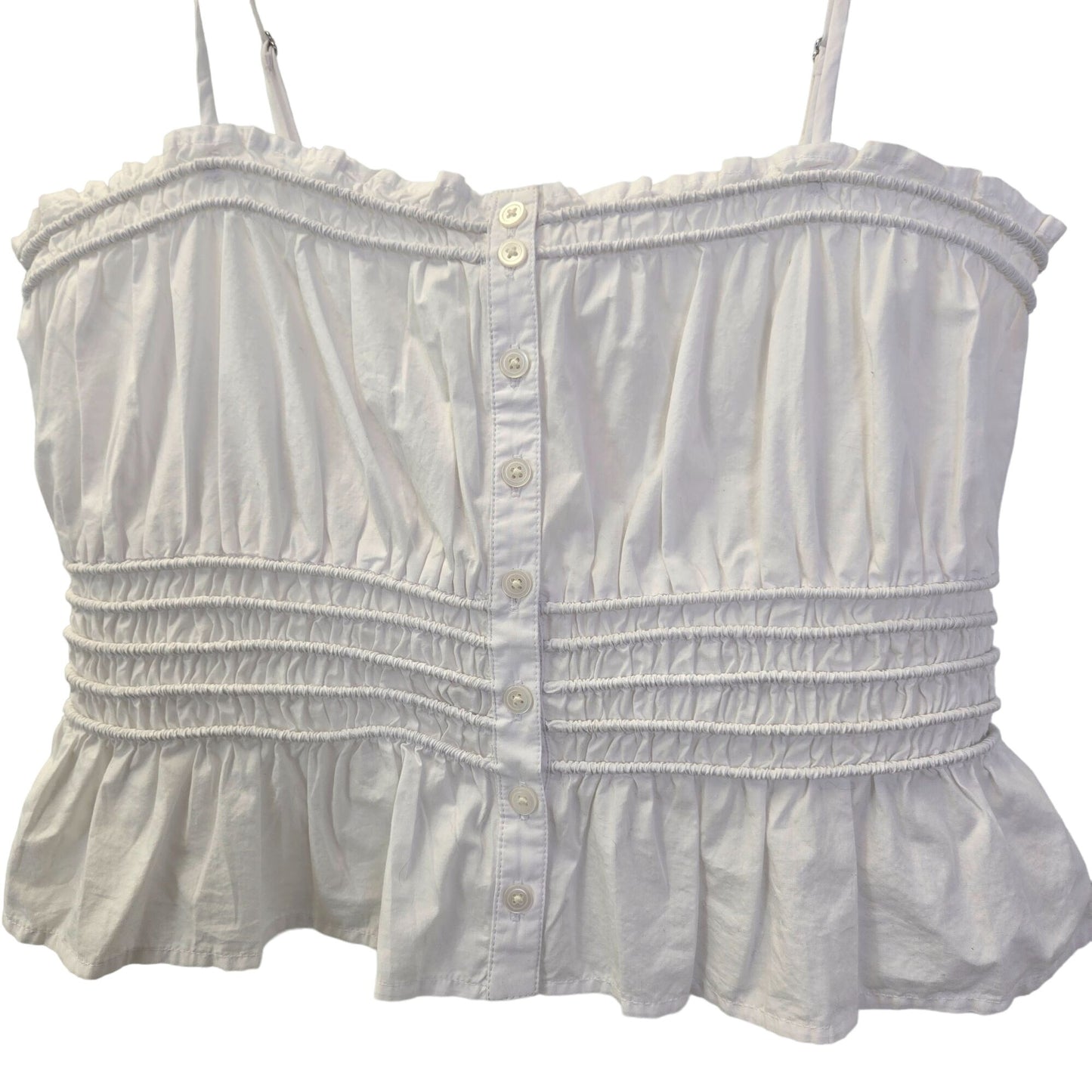 NWT Madewell Sally Structured Cropped Camisole Top Size Small