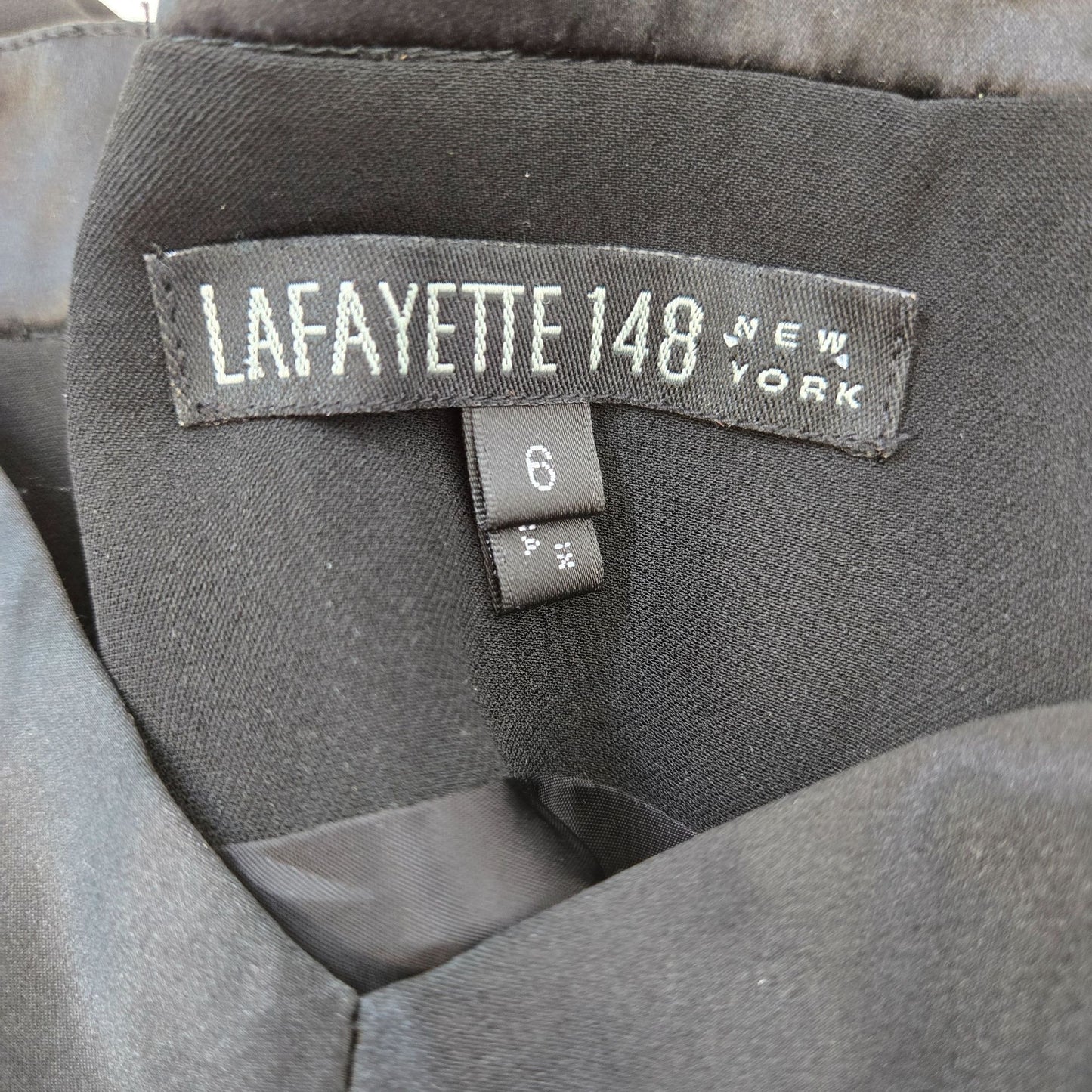 Lafayette 148 New York Fit & Flare Corset Back Midi Dress Size 6