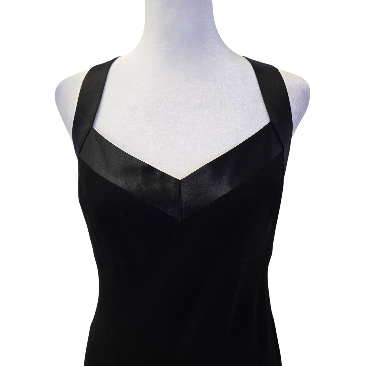 Lafayette 148 New York Fit & Flare Corset Back Midi Dress Size 6
