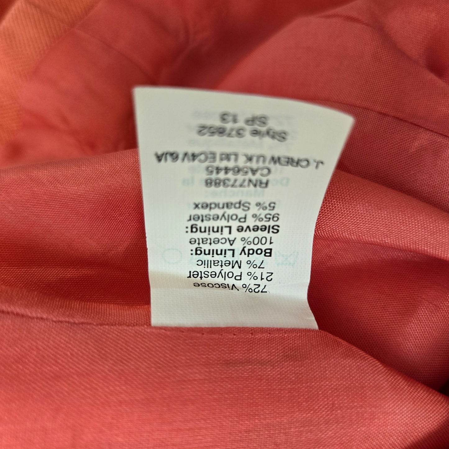 J. Crew Schoolboy Viscose Blend Blazer Size 2