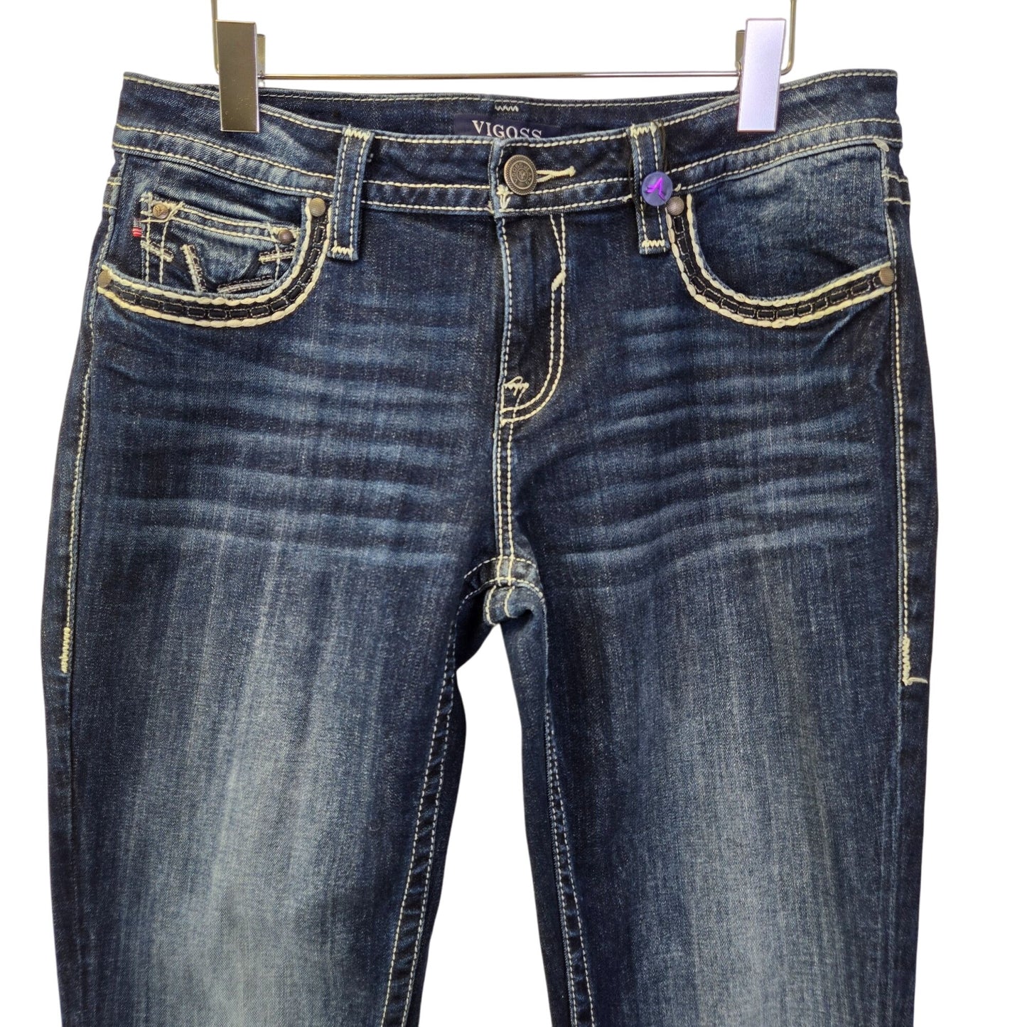 NWOT Vigoss New York Slim Bootcut Whipstitch Jeans Size 10