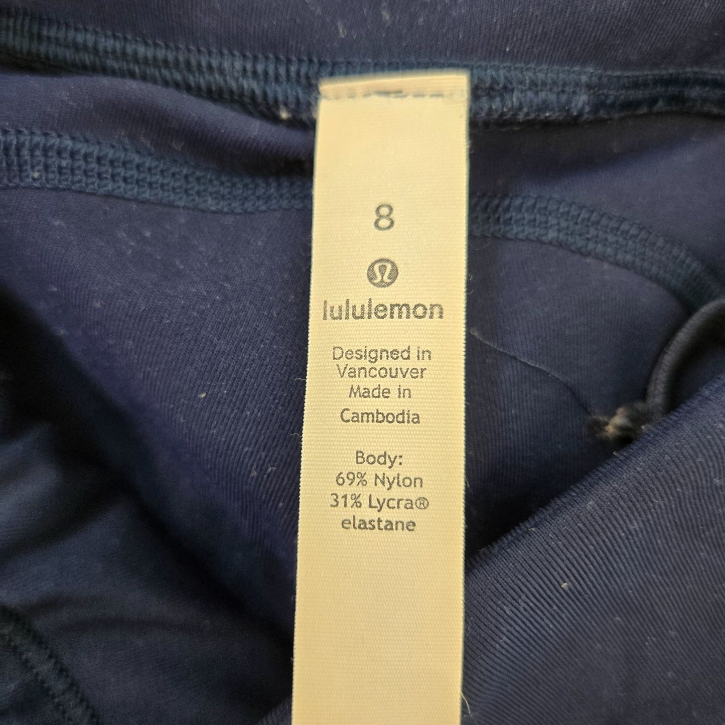 Lululemon Time To Sweat High Rise Crop Leggings Size 8