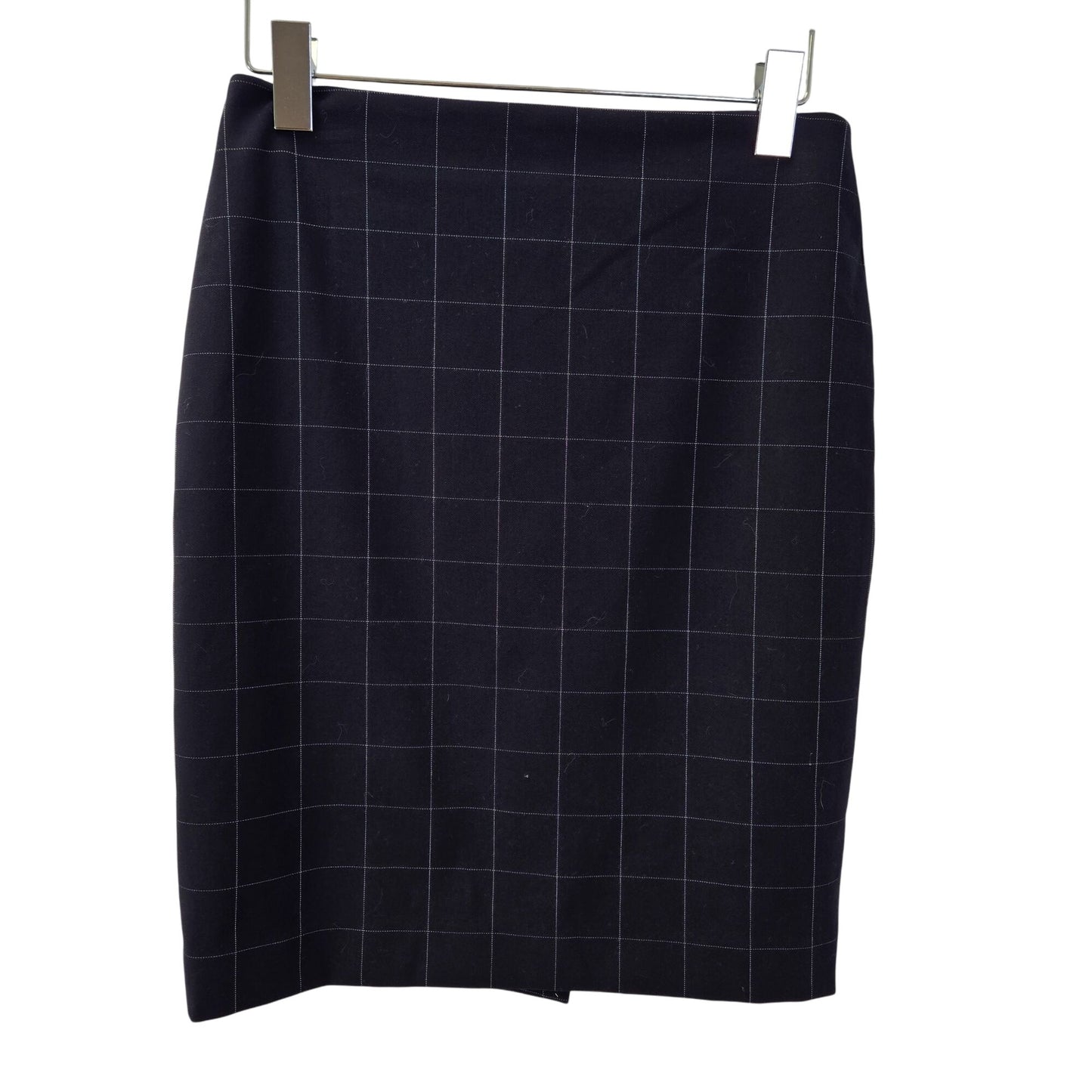 Ann Taylor Pinstripe Plaid Pencil Skirt Size 0 Petite