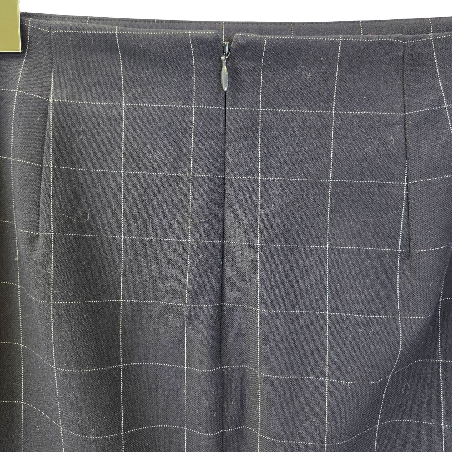 Ann Taylor Pinstripe Plaid Pencil Skirt Size 0 Petite