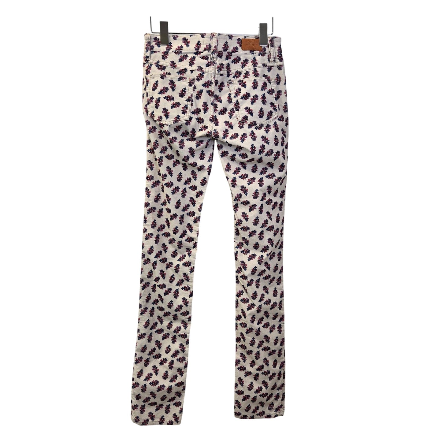 NWT Isabel Marant Etoile Floral Micro-Corduroy Slim Pants Size 36/US 4