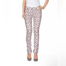 NWT Isabel Marant Etoile Floral Micro-Corduroy Slim Pants Size 36/US 4