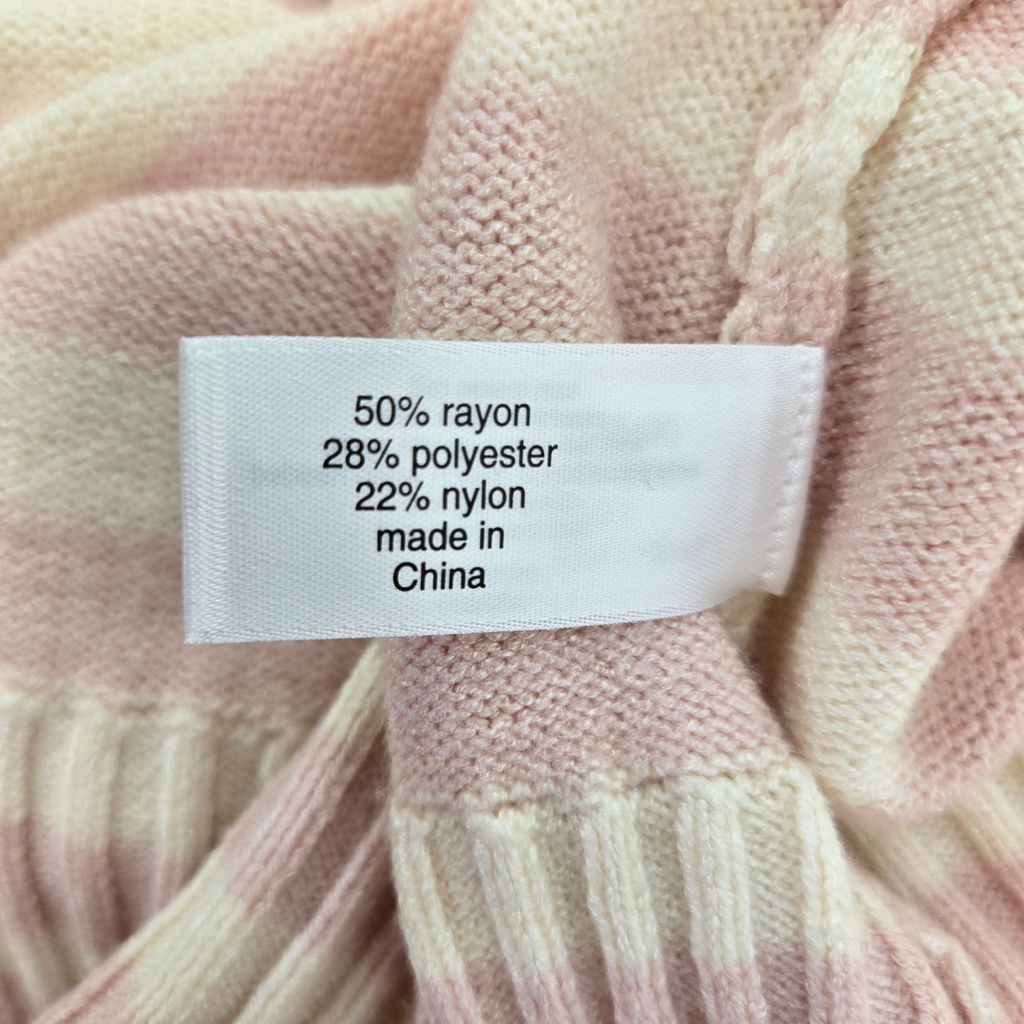 Lane Bryant Striped Button Embellished Crewneck Sweater Size 14/16
