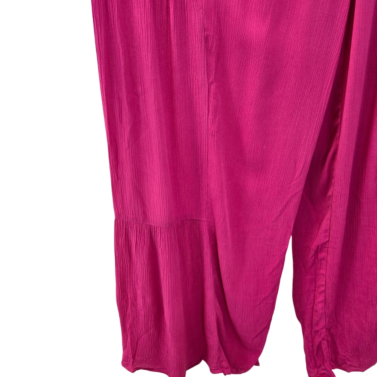 G.I.L.I Wide Leg Gauzy High Rise Pull On Pants Size Large