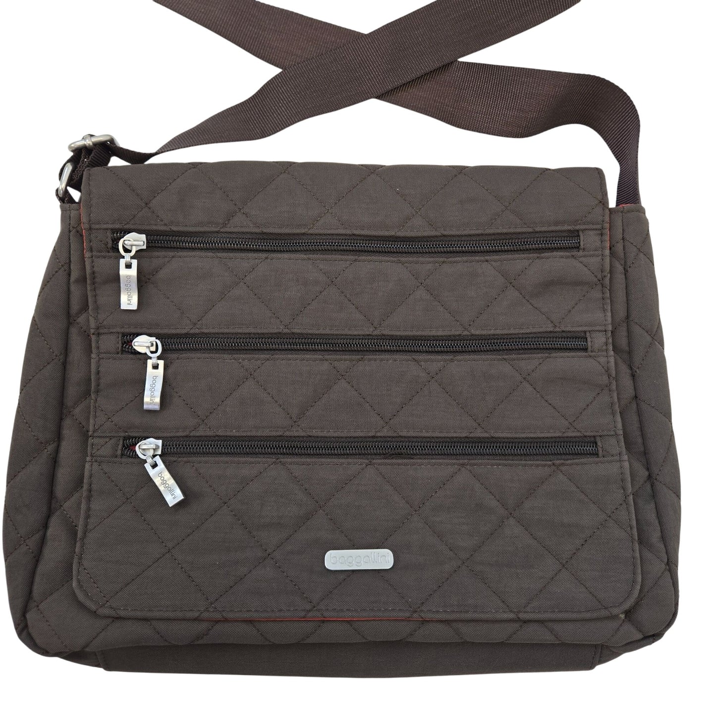 Baggallini Quilted Messenger Crossbody Bag