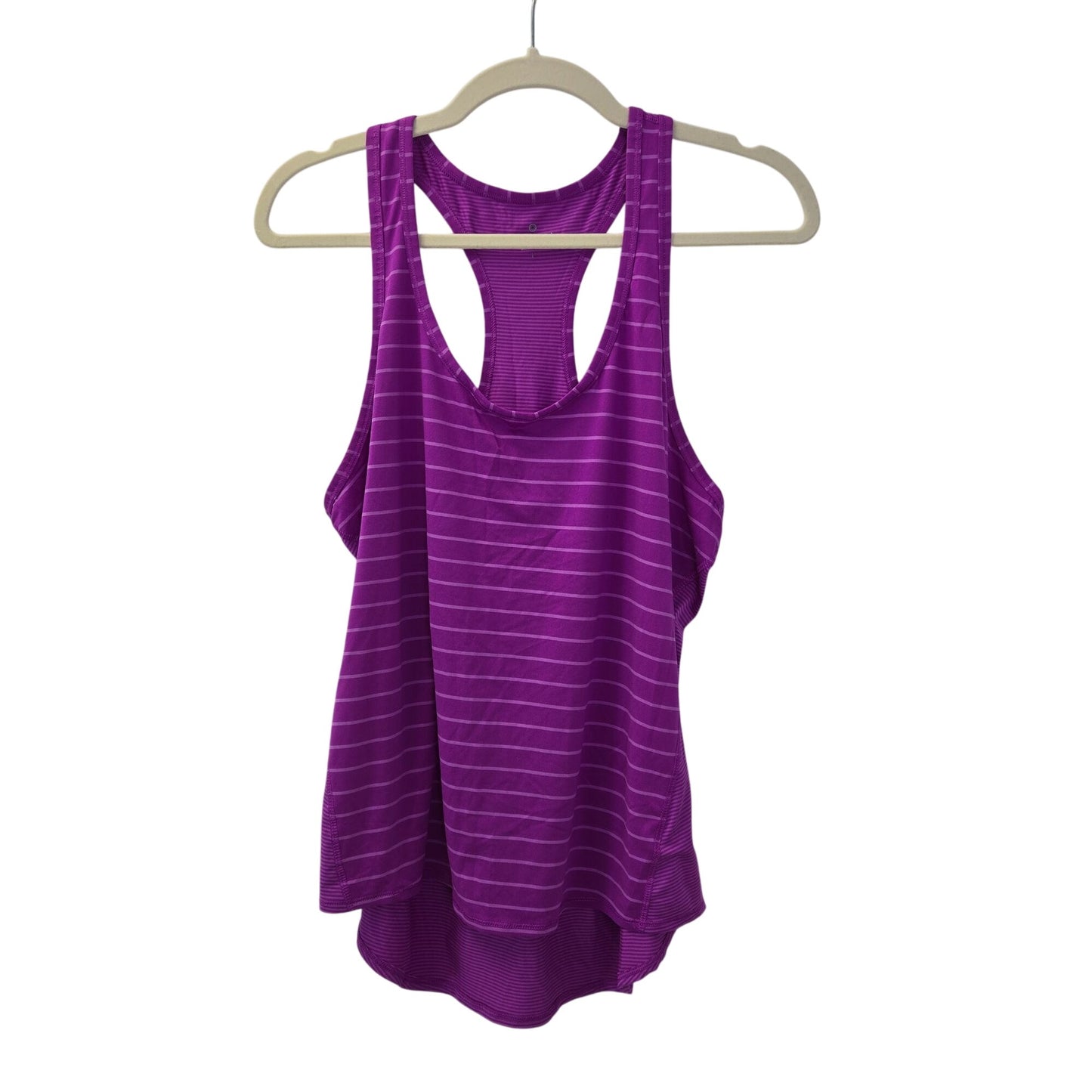 Athleta Chi Striped Racerback Activewear Tank Top Size Large