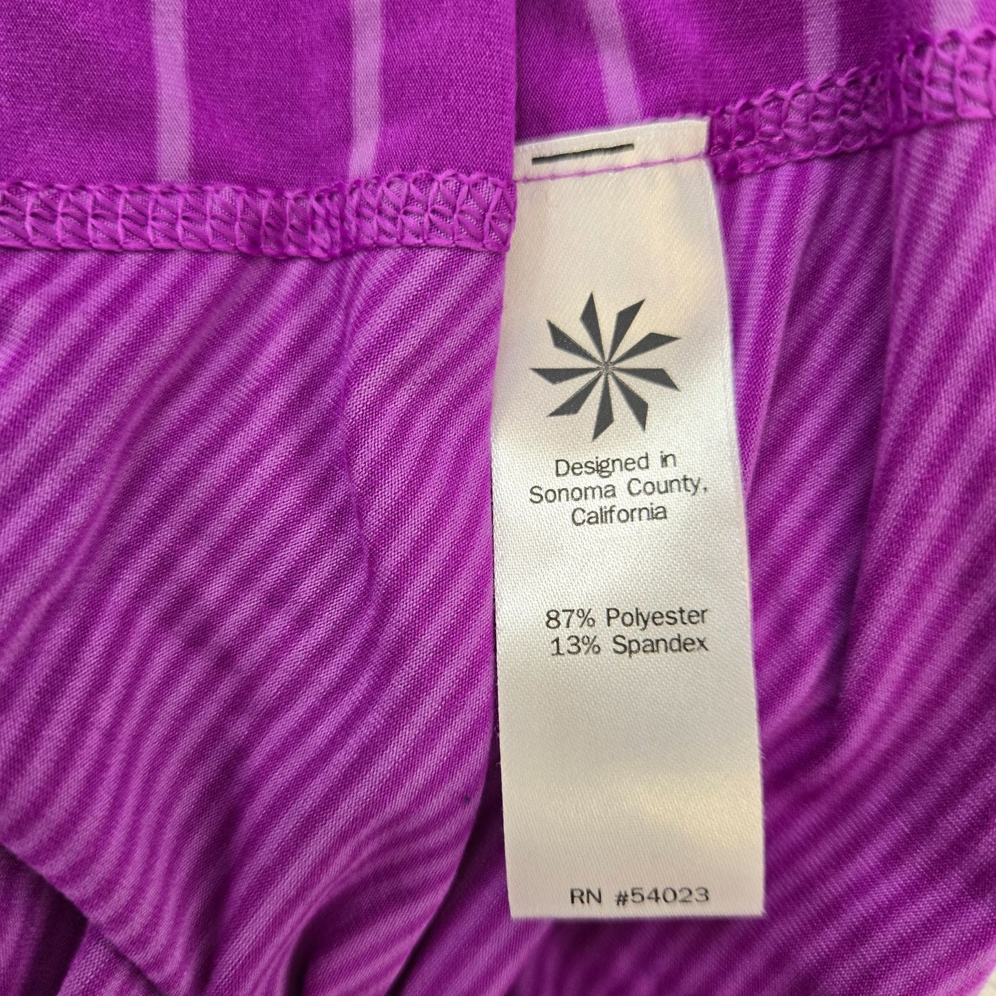 Athleta Chi Striped Racerback Activewear Tank Top Size Large