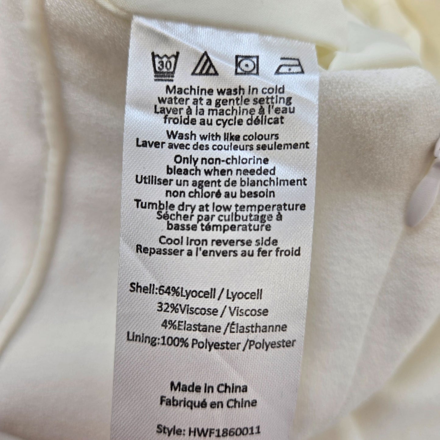 H by Halston Viscose & Lyocell Blend Eyelash Trim Wide Leg Pants Size 6