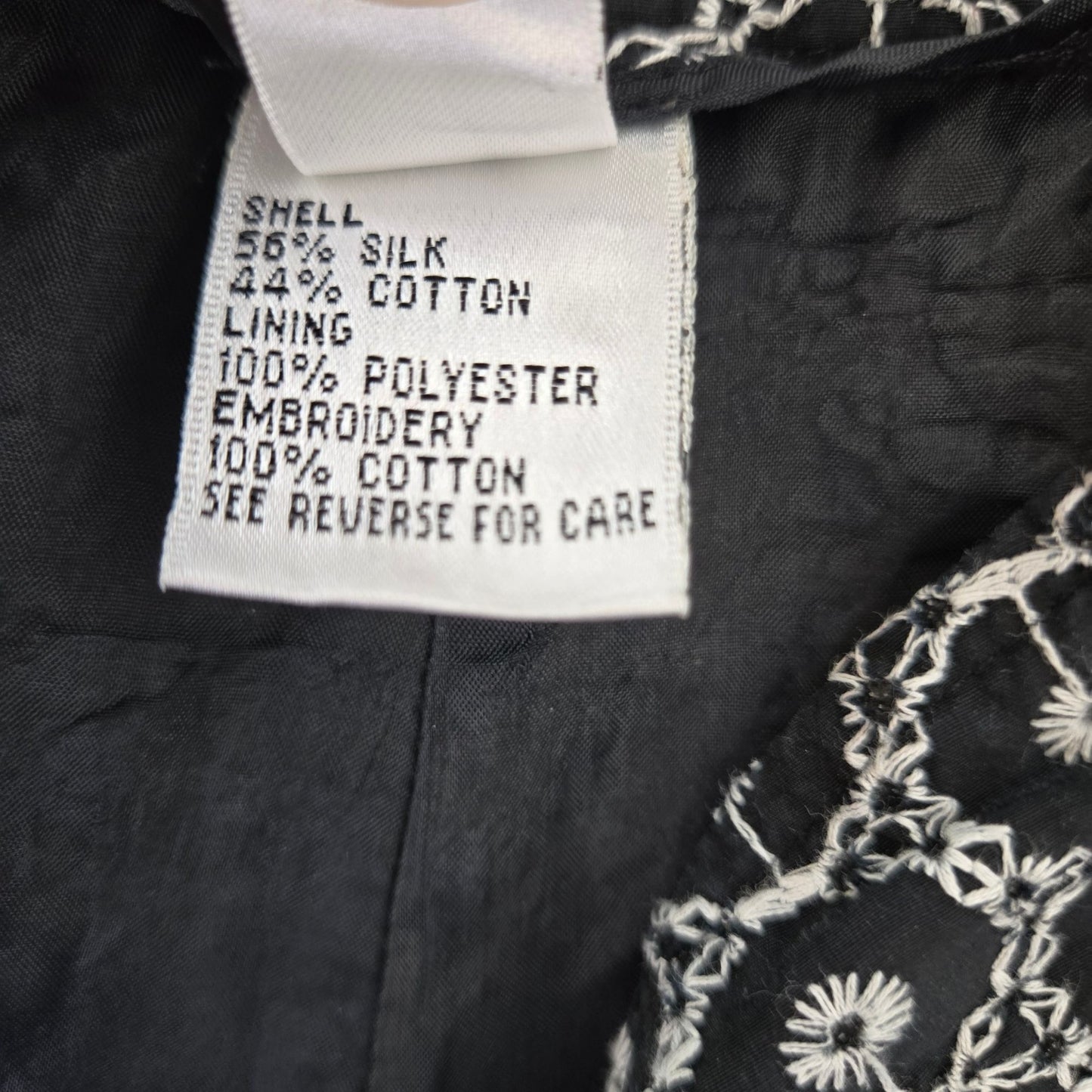 Talbots Silk Blend Floral Embroidered Ankle Pants Size 4