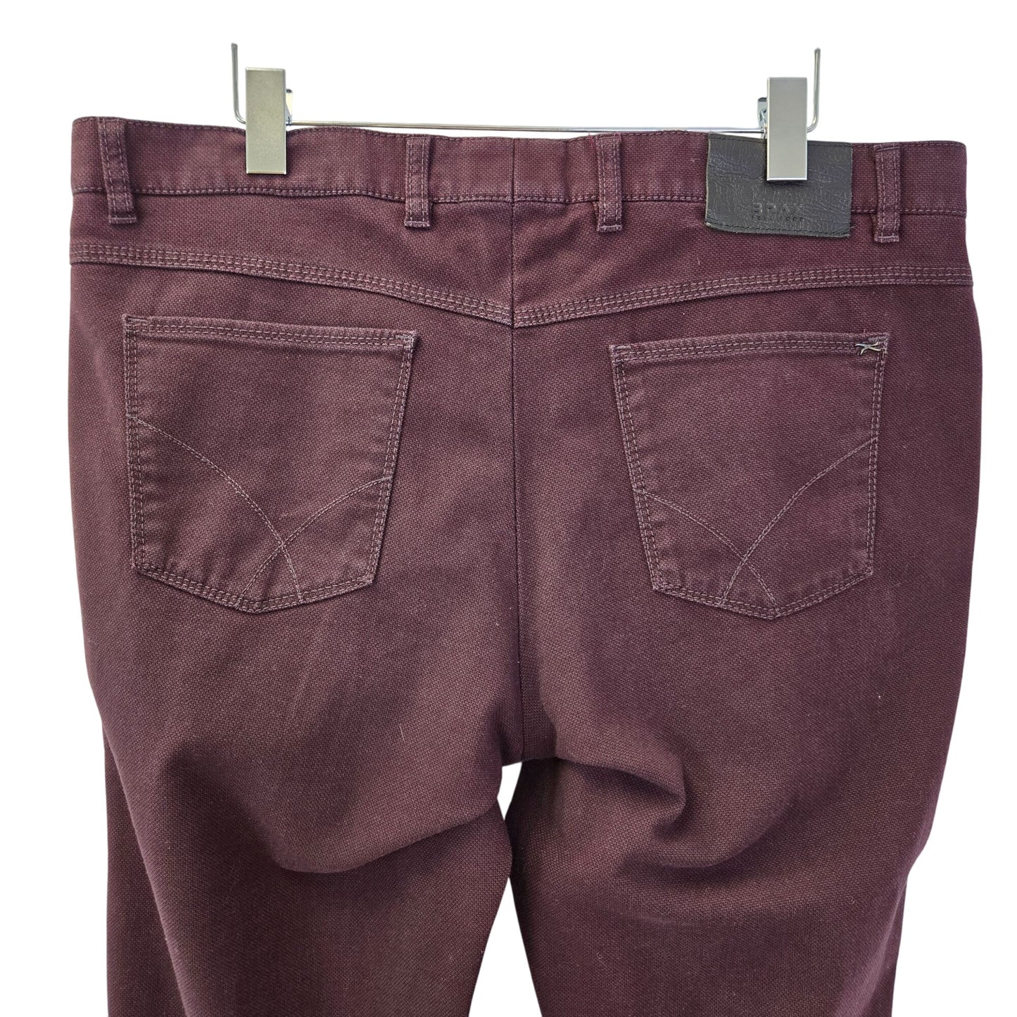 BRAX Feel Good Cooper Fancy Textured Casual Pants Size 38x32