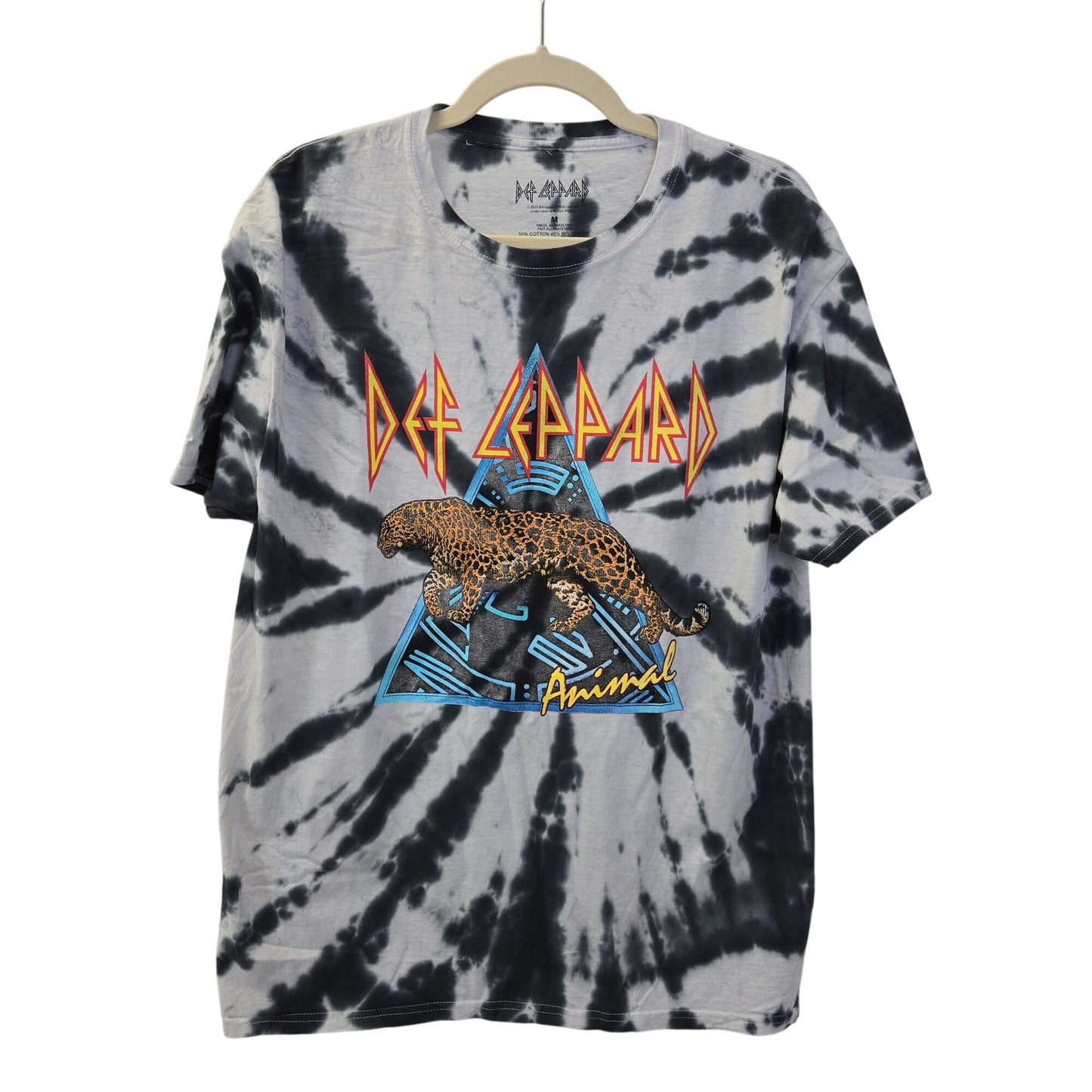 NWOT Def Leppard Licensed Animal Graphic Band Tee Size M