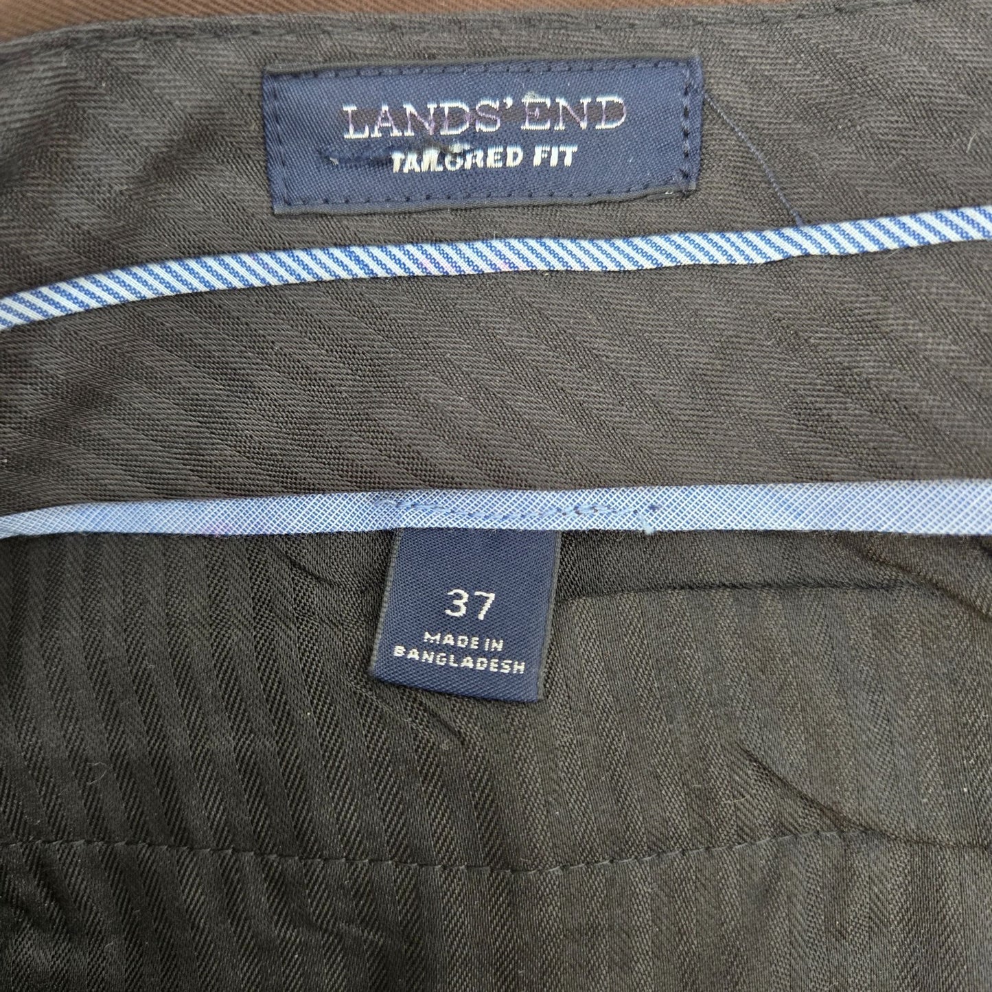 Lands' End Tailored Fit Dress Pants Size 37